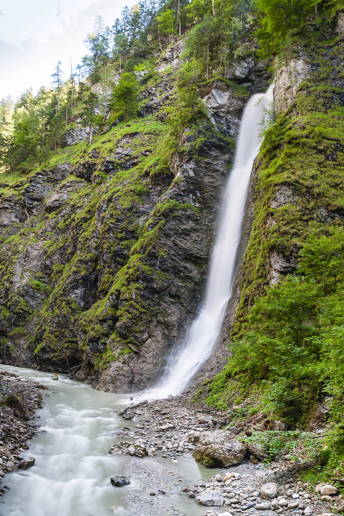 Photo showing: Liechtensteinklamm / waterfall at the final of the Klamm