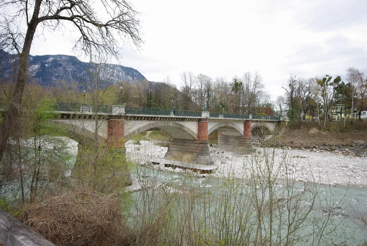 Photo showing: Luitpoldbrücke, Bad Reichenhall