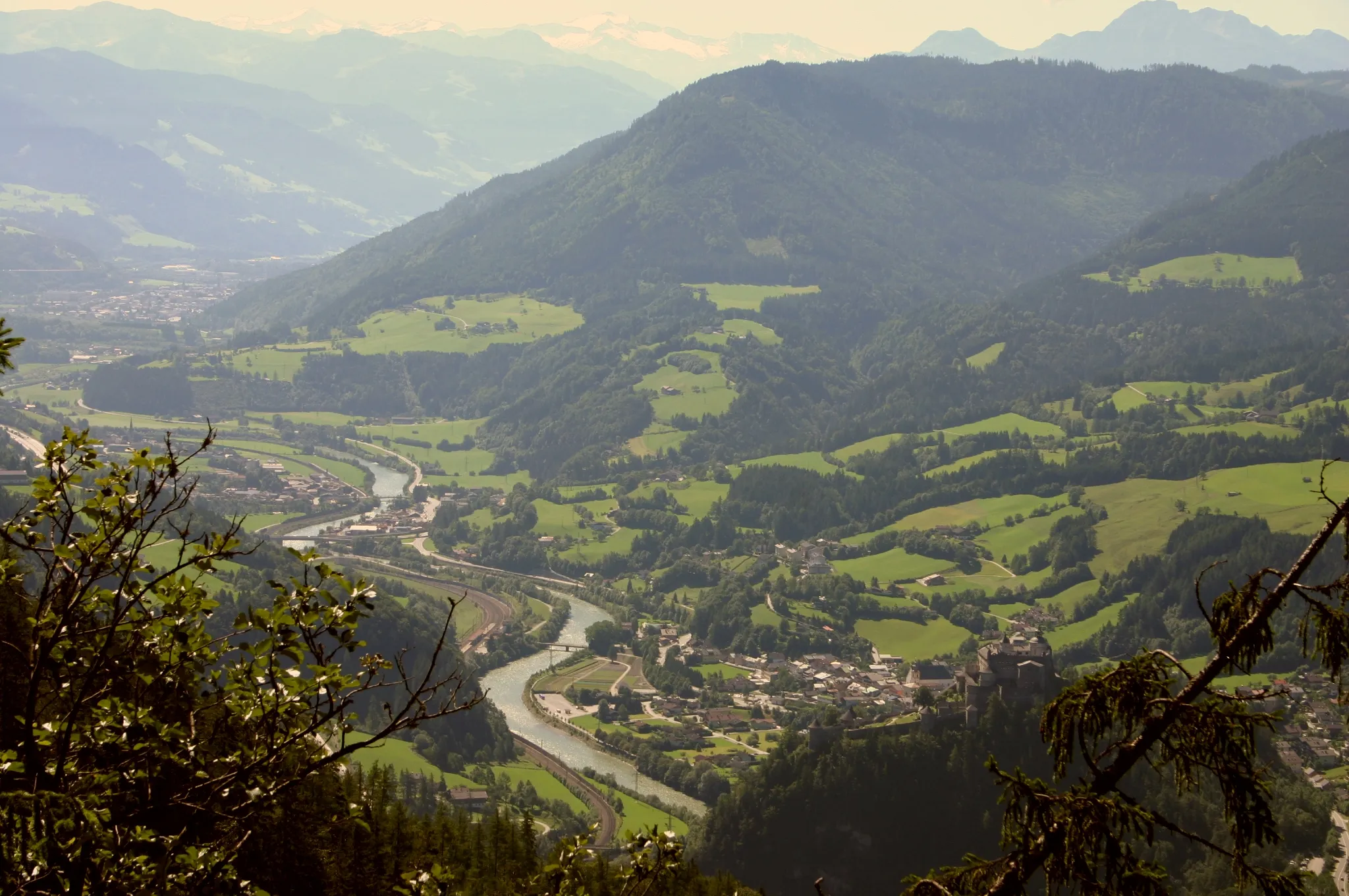 Photo showing: River Salzach near Werfen