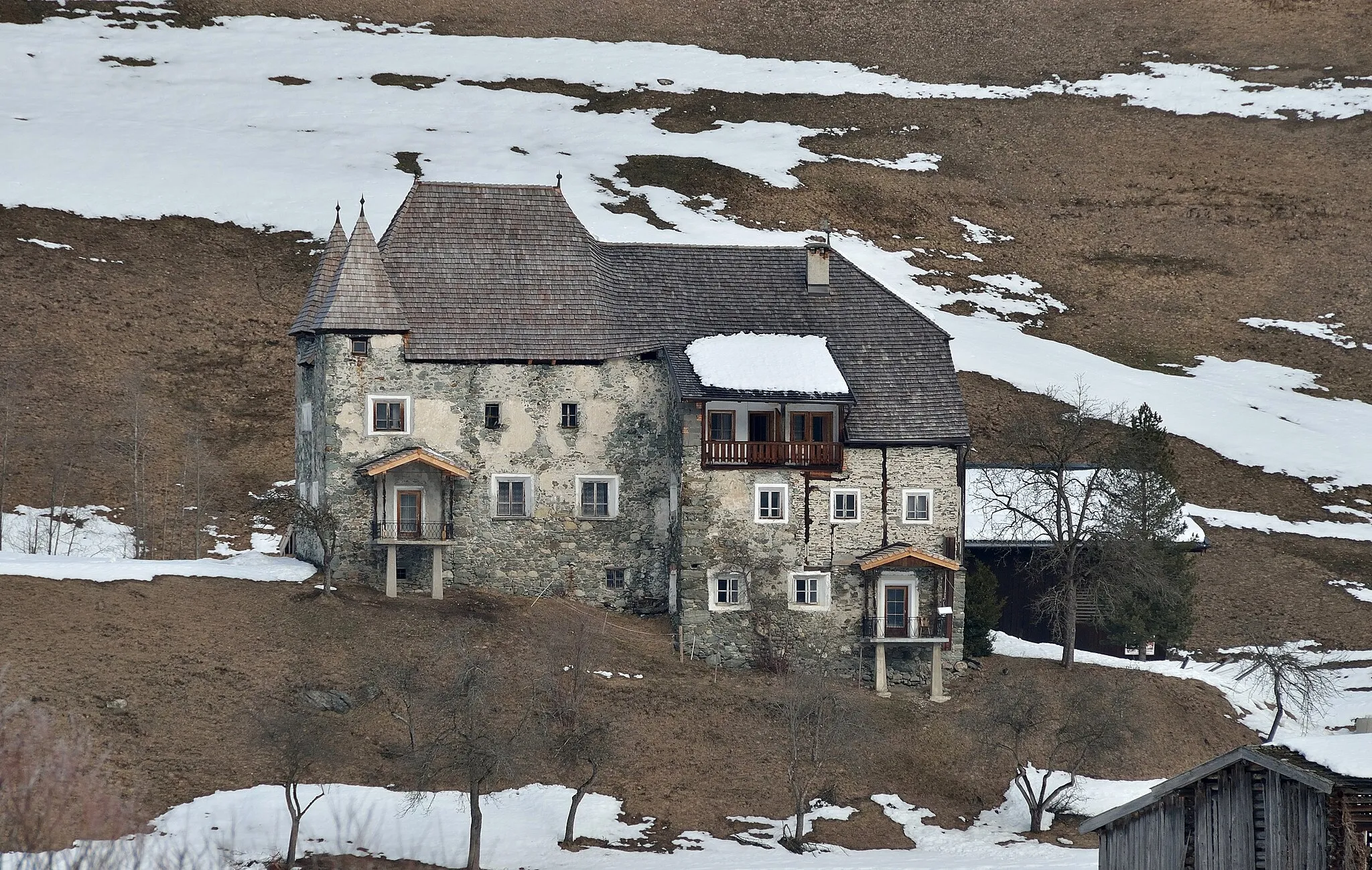 Photo showing: Schloss Einödberg in der Gemeinde Mittersill.