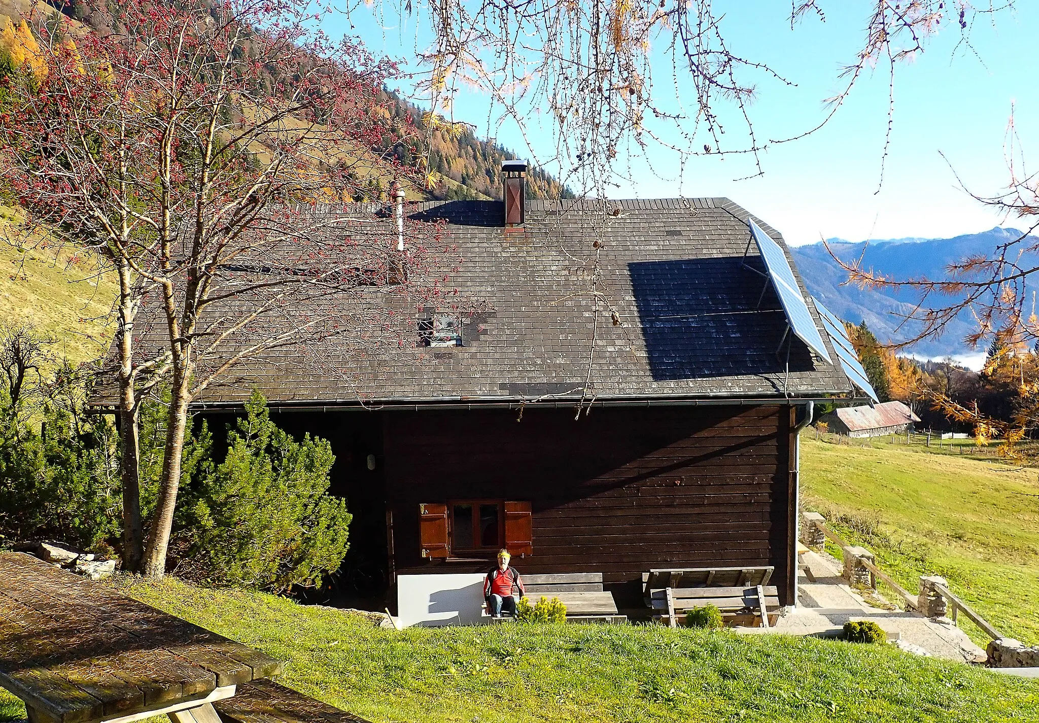Photo showing: Braunauer Hütte im Spätherbst