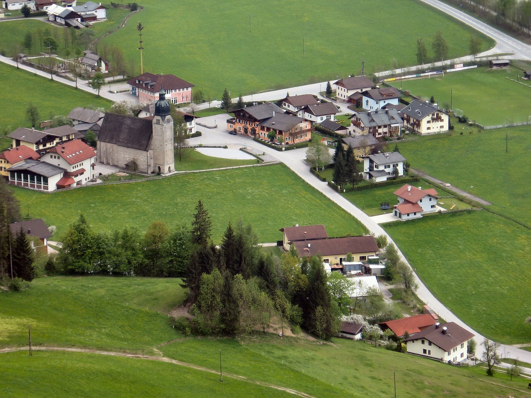 Photo showing: Scheffau am Tennengebirge - vom Mehlstein gesehen II