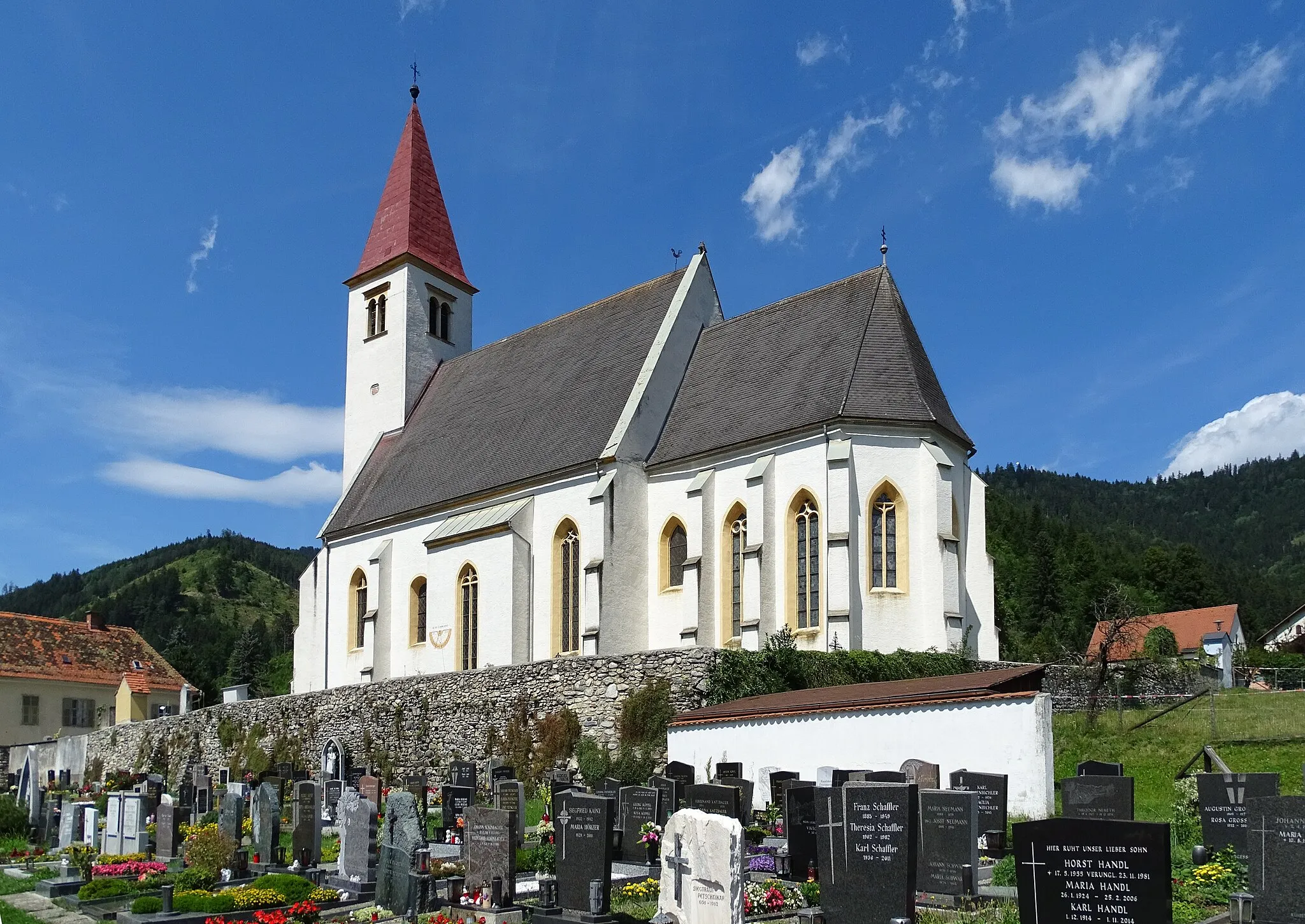 Photo showing: Die Pfarrkirche von Übelbach
