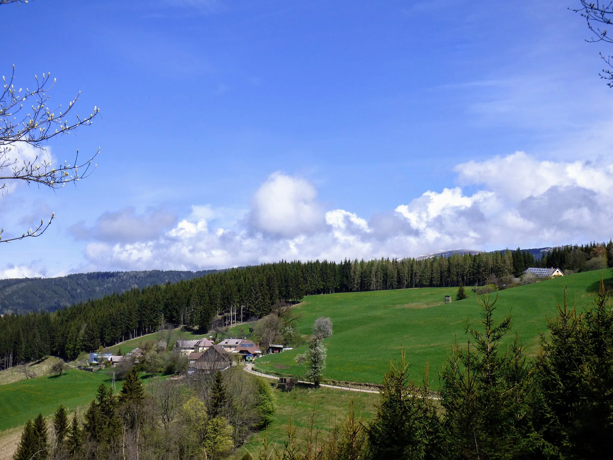 Photo showing: Weiler Großkoll, Teil der Ortschaft St. Johann am Pressen, Gemeinde Hüttenberg (Kärnten)