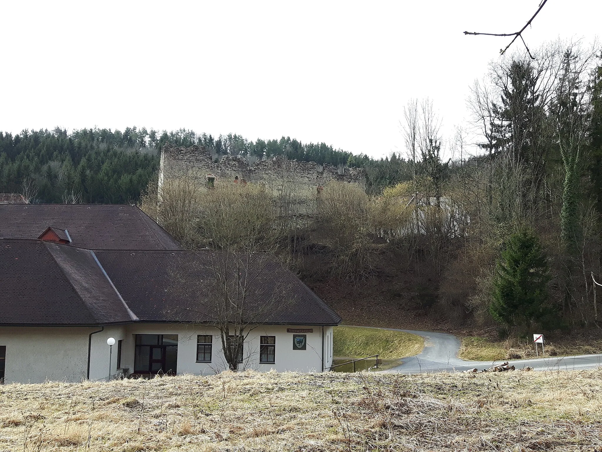 Photo showing: The ruins of the castle Rein in Eisbach, Gratwein-Straßengel, Styria, Austria