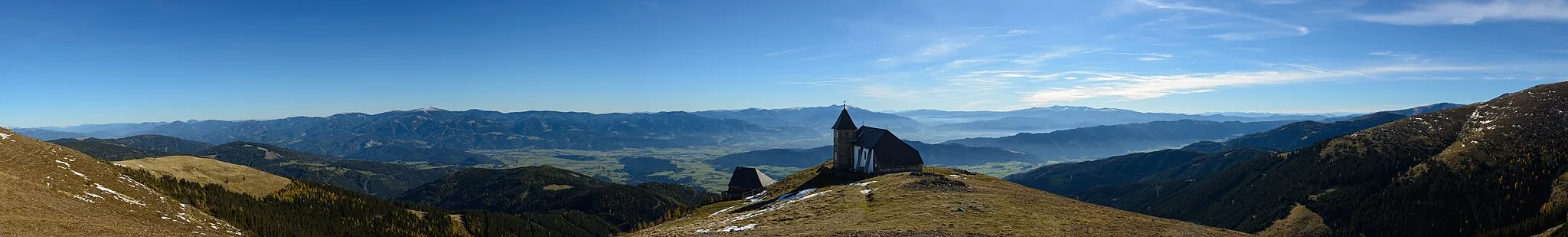 Photo showing: Maria Schnee pilgrimage church at the Hochalm near Seckau, Styria, Austria