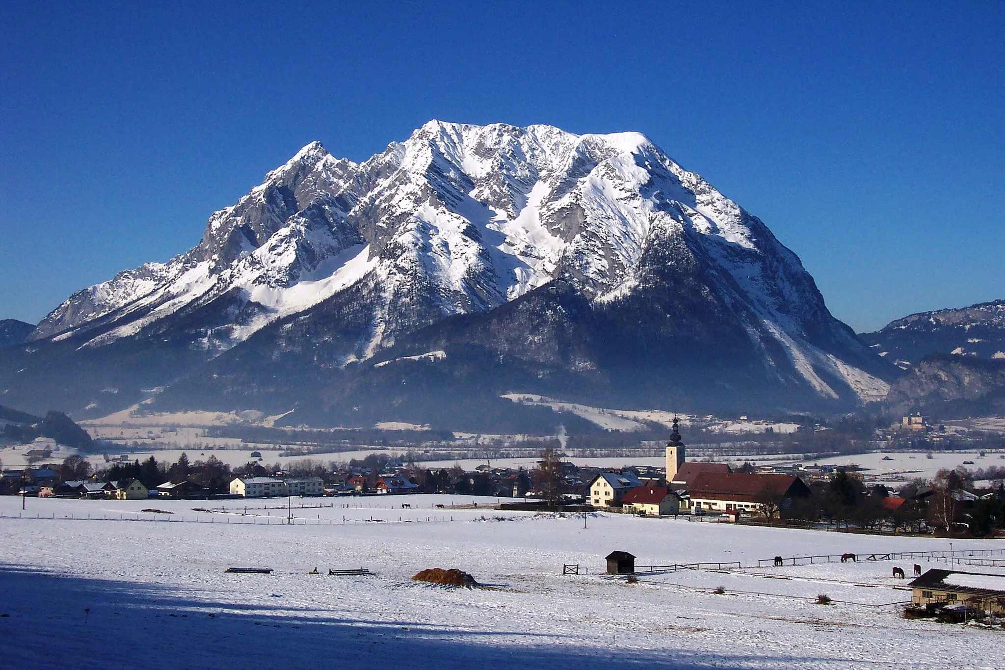Photo showing: View of Irdning, Austria