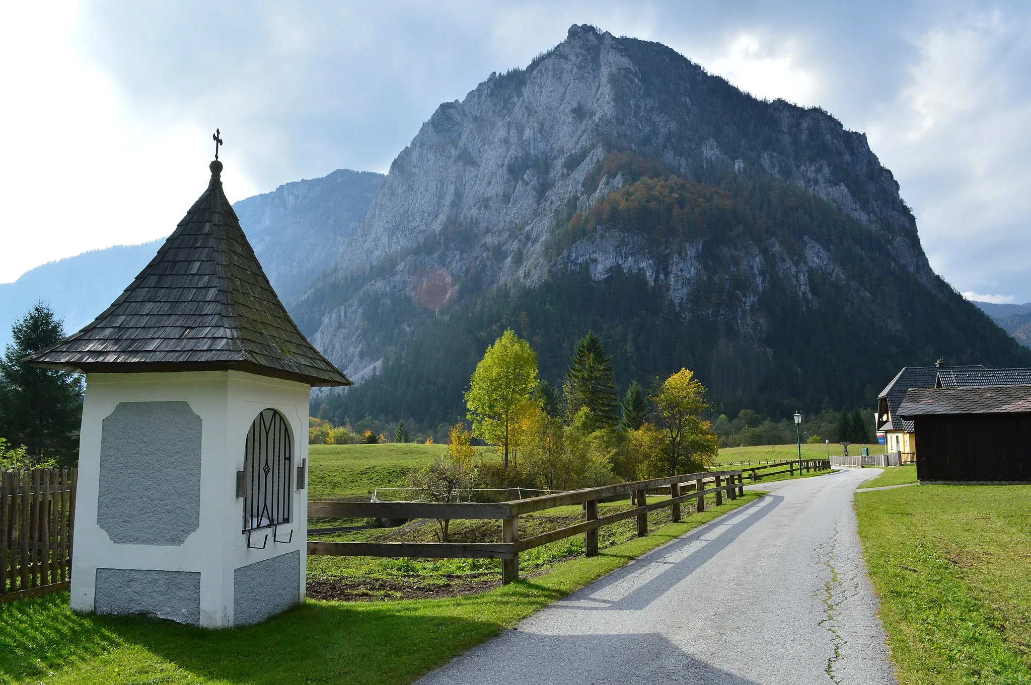 Photo showing: Chapel near Weichselboden 22, municipality Gußwerk, Styria, Austria