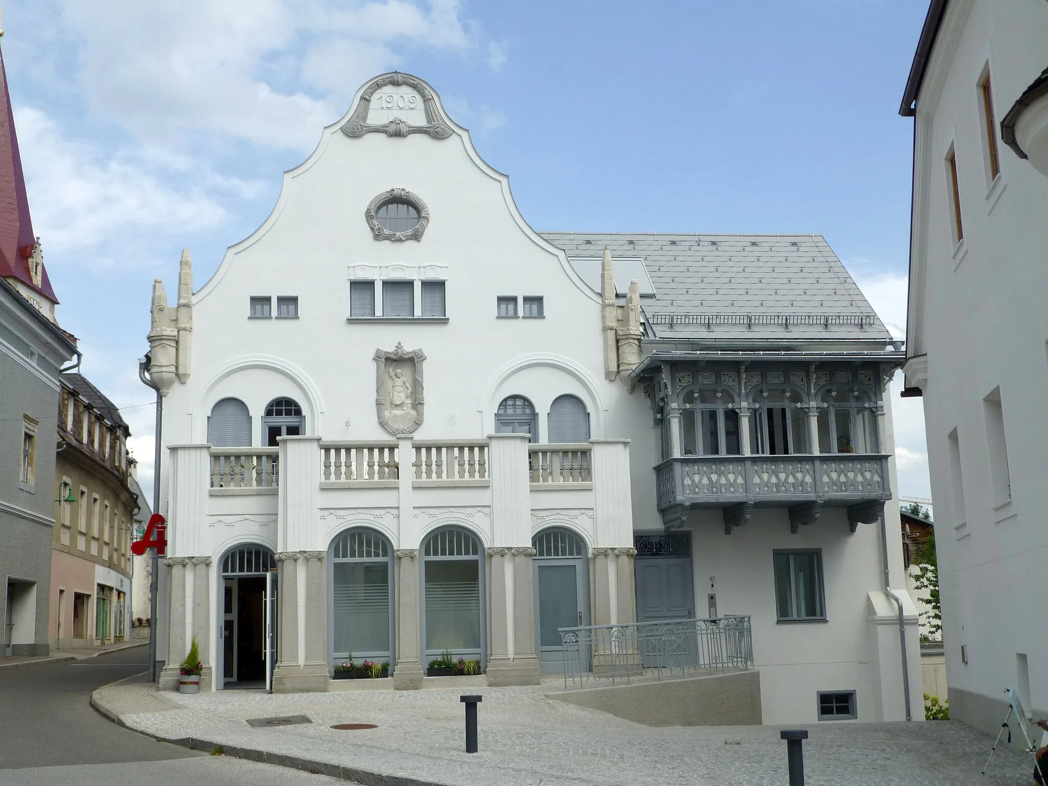 Photo showing: Art nouveau House 1909 in Aflenz, Styria. Not in the protected list!