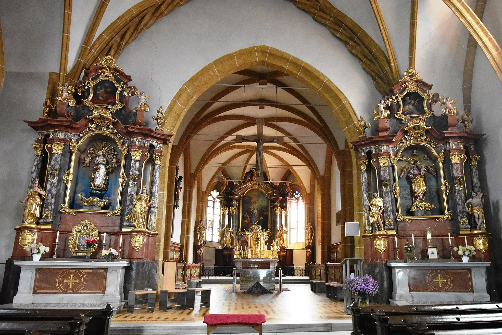 Photo showing: Parish church St. Peter, Aflenz Interior