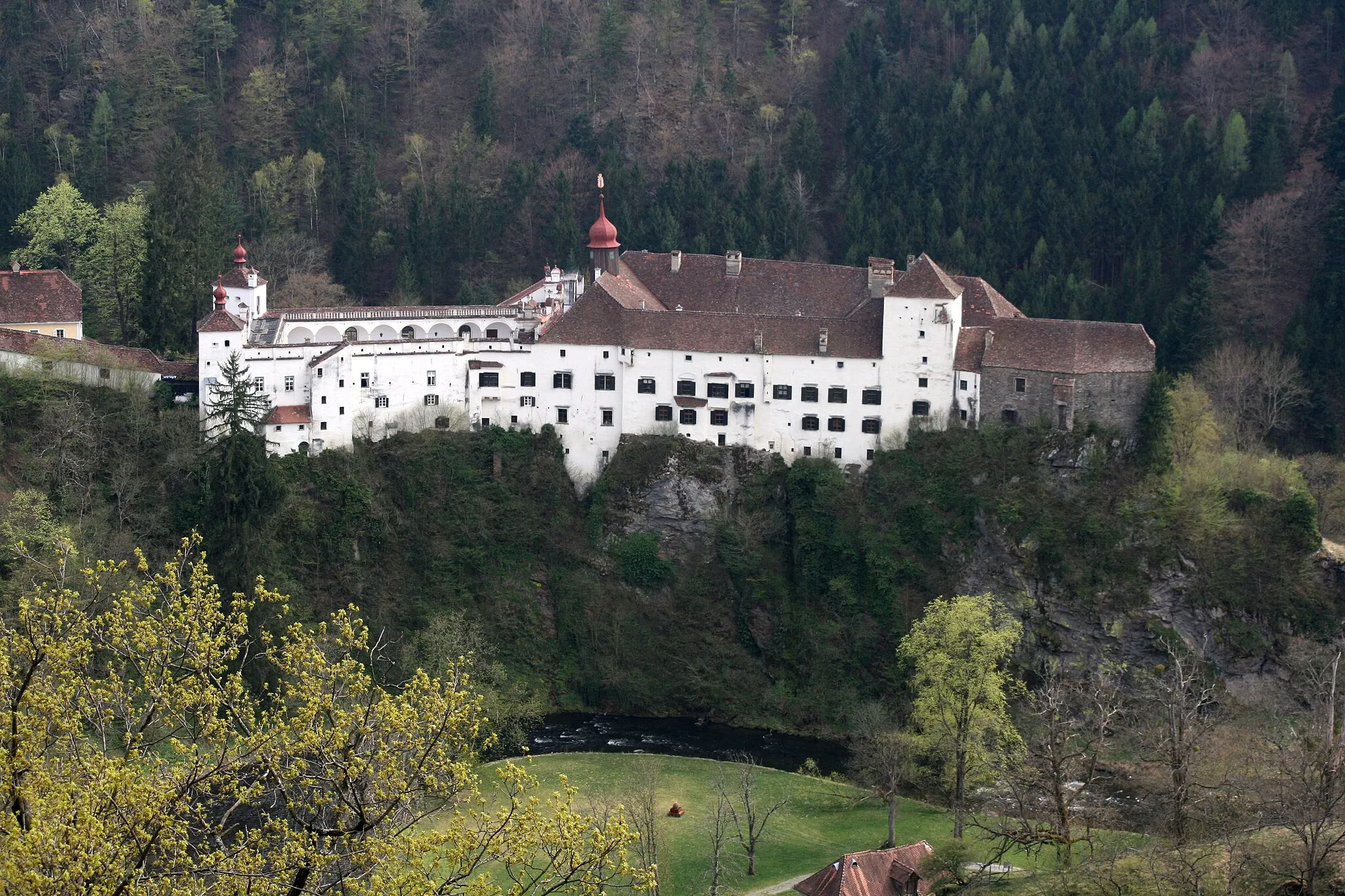 Photo showing: Herberstein castle near Stubenberg in Styria