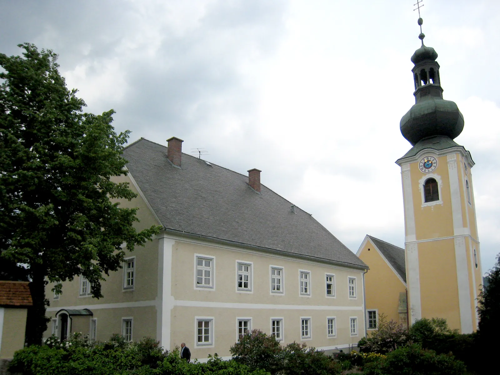 Photo showing: Pfarrhof