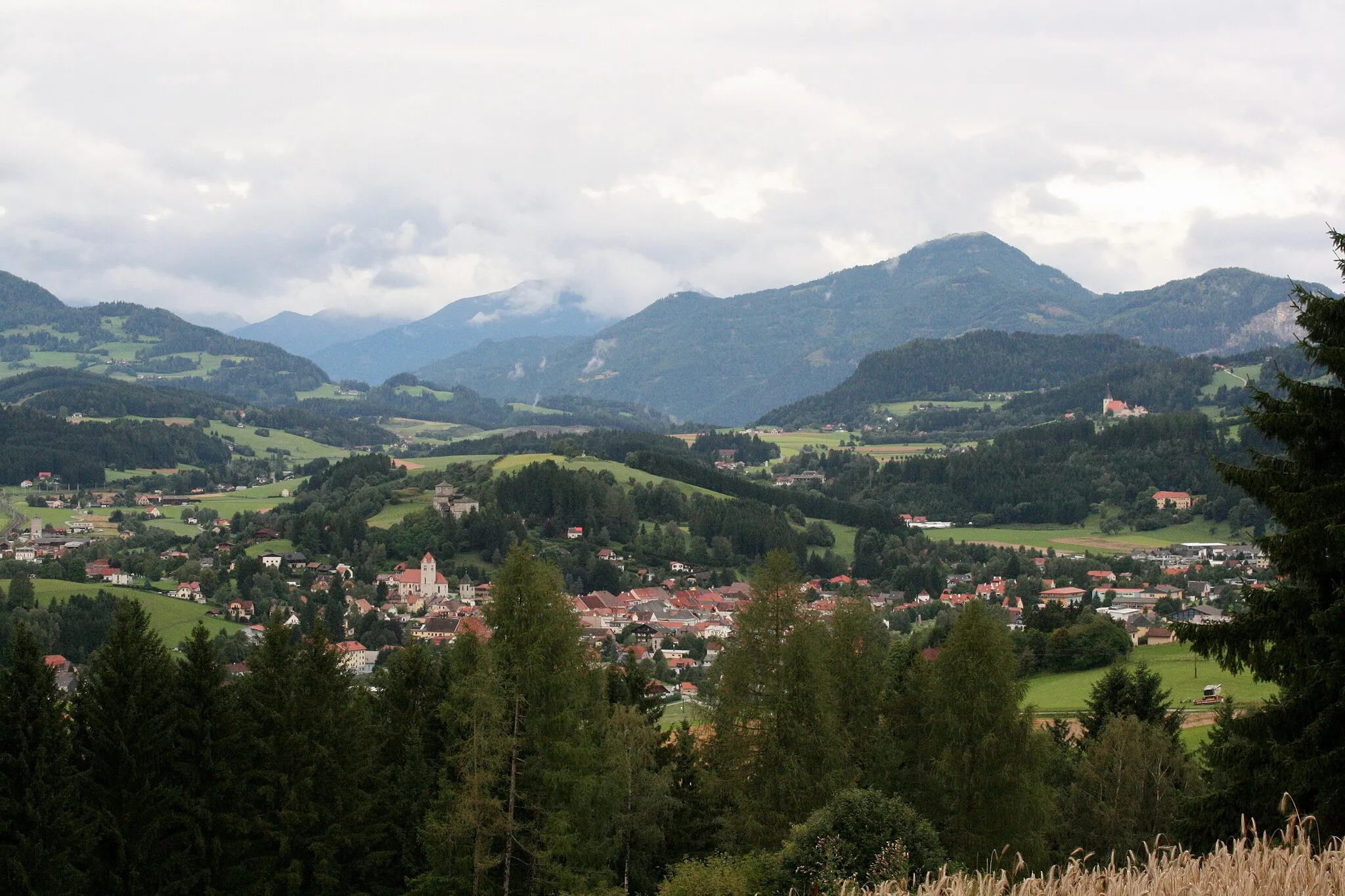 Photo showing: "Neumarkt in Styria", a village in Styria, Austria, Europe