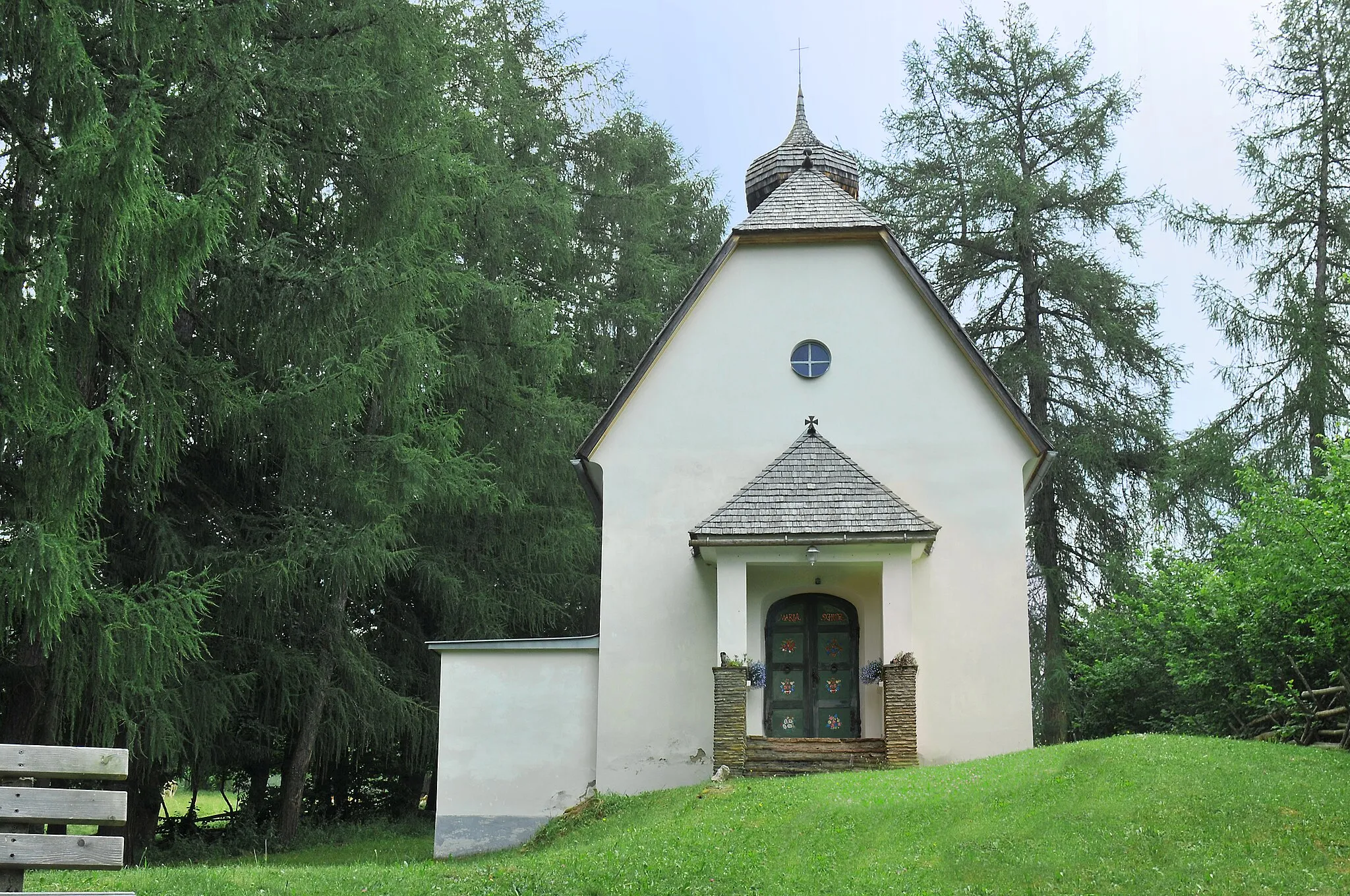 Photo showing: Kath. Filialkirche Maria Schutz, Wallfahrtskirche