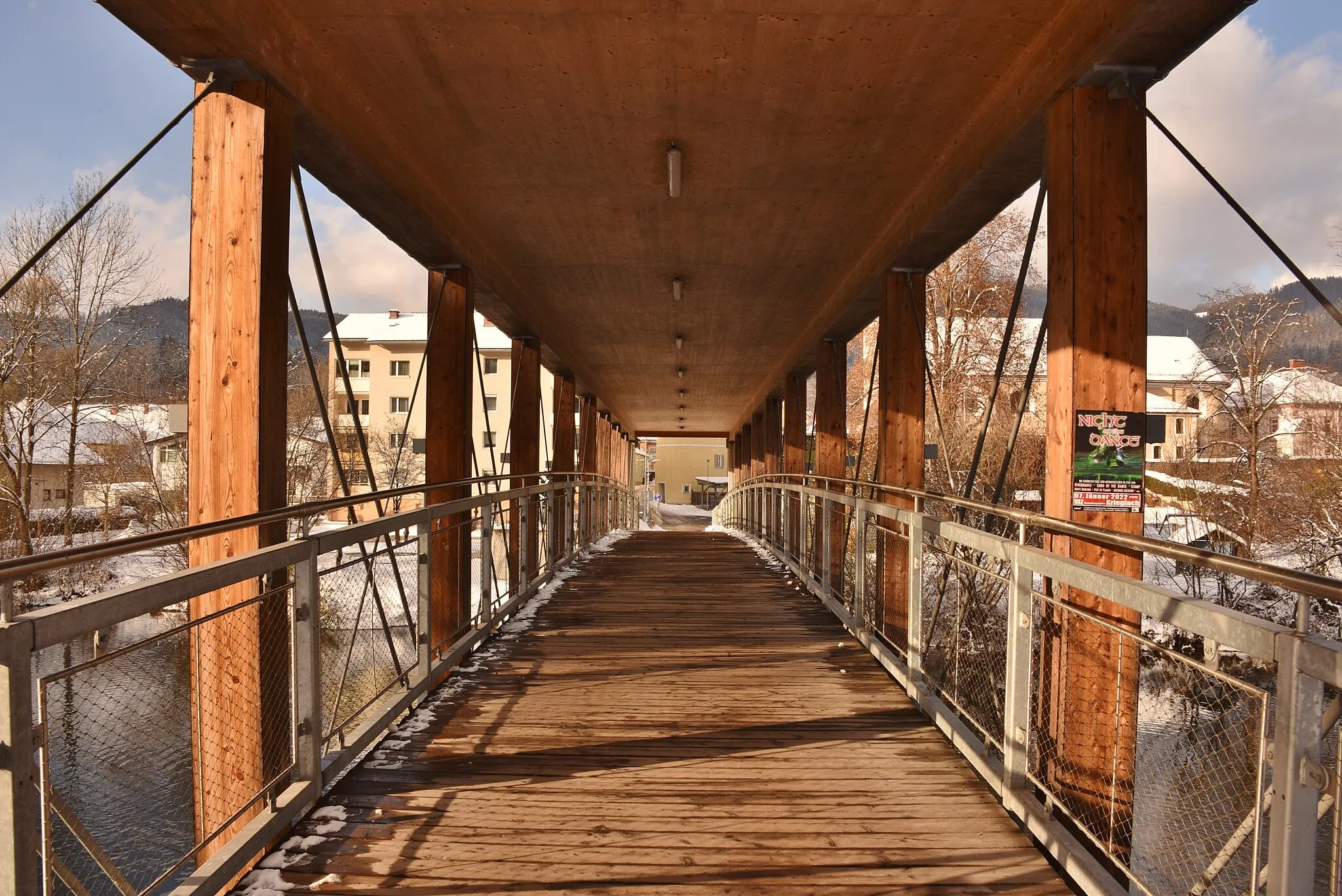 Photo showing: Bahnhofsbrücke Kindberg