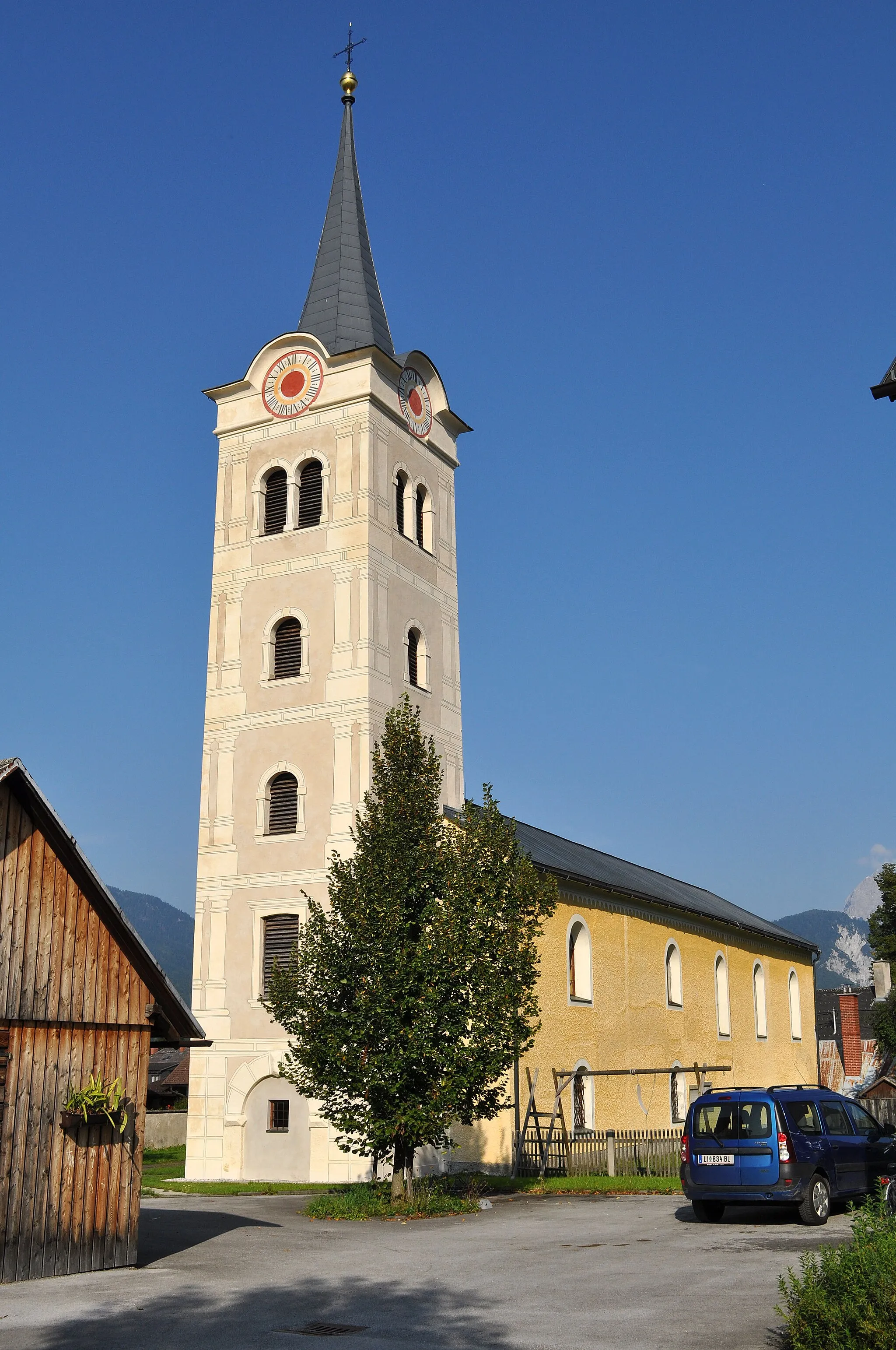 Photo showing: Alte kath. Pfarrkirche, Admont