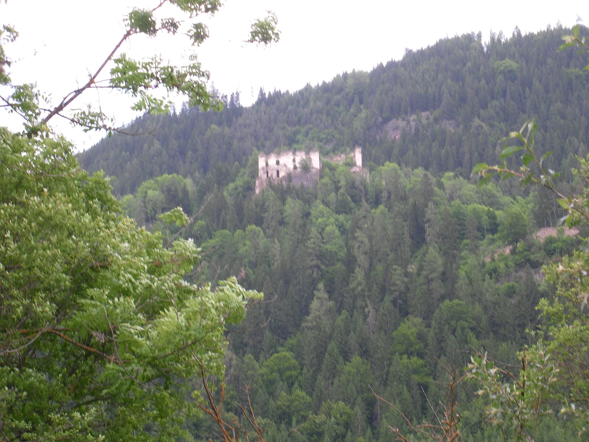 Photo showing: Ruin of castle Frojach-Katsch