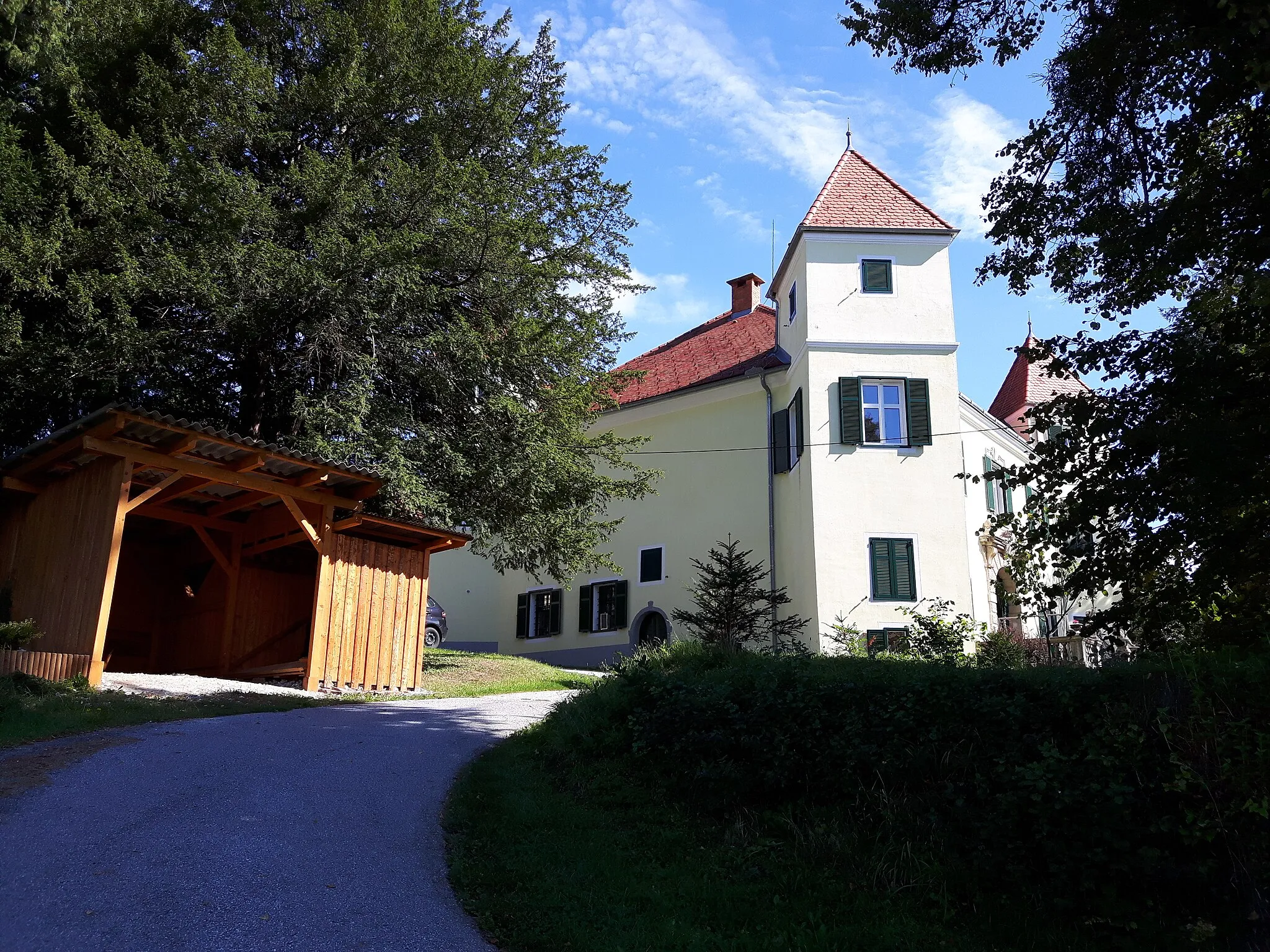 Photo showing: The Schloss Hohenburg in St. Johann ob Hohenburg, Styria