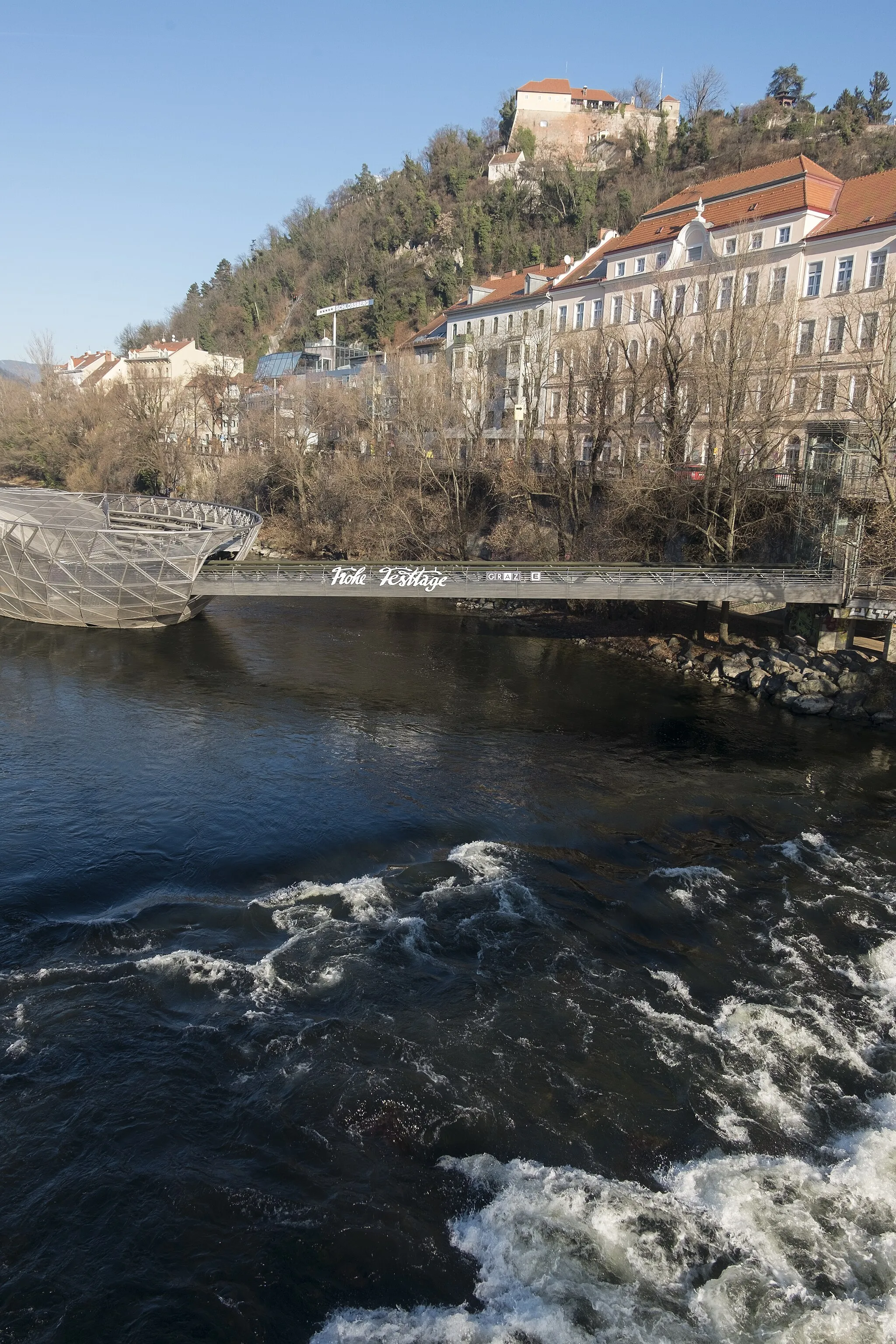 Photo showing: Murinsel Graz