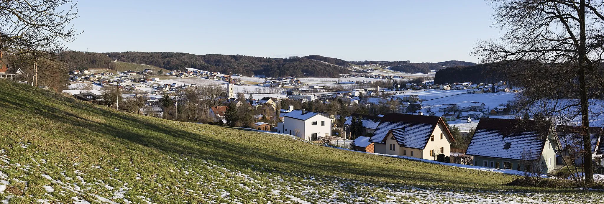 Photo showing: Der Ort Sankt Stefan im Rosental von Nordwesten