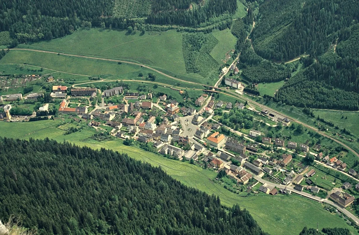 Photo showing: View from above to Vordernberg