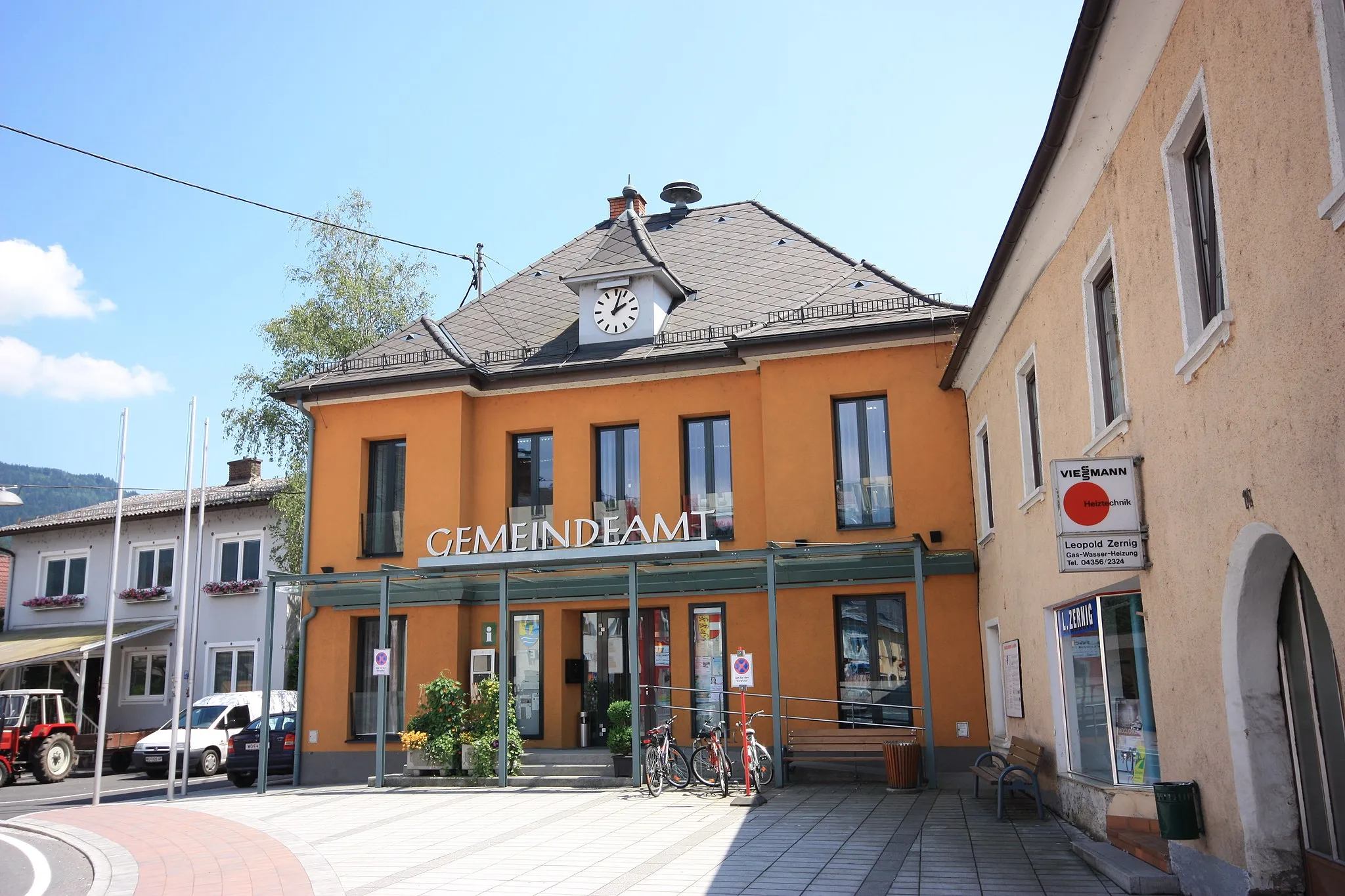 Photo showing: Municipal hall in Lavamünd, Carinthia