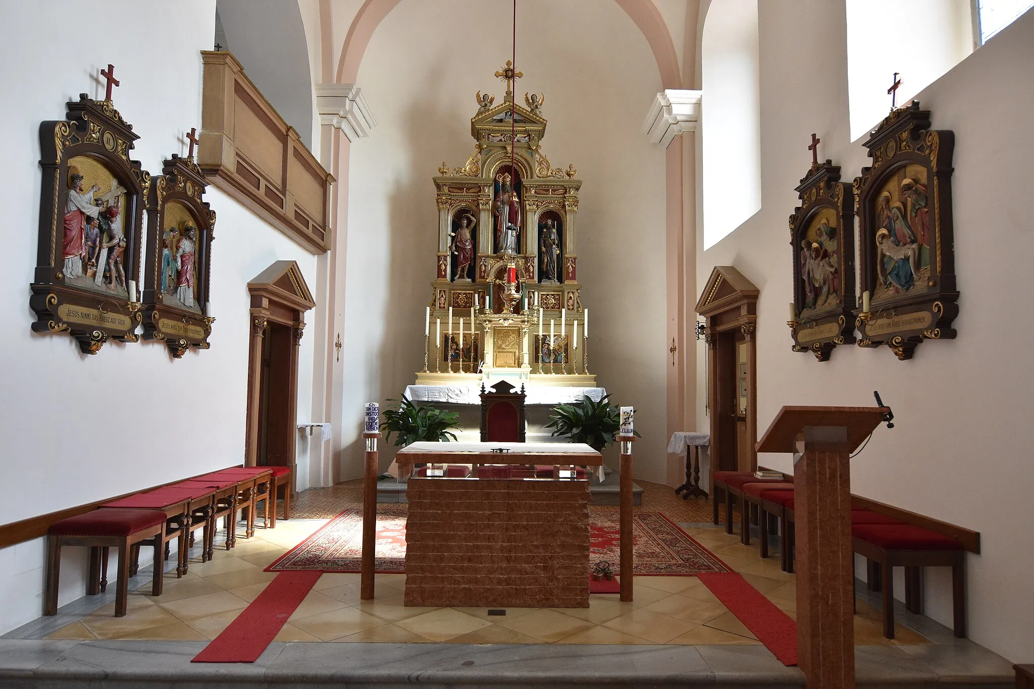 Photo showing: Kirche Nikolaus von Myra Sankt Nikolai ob Draßling Interior