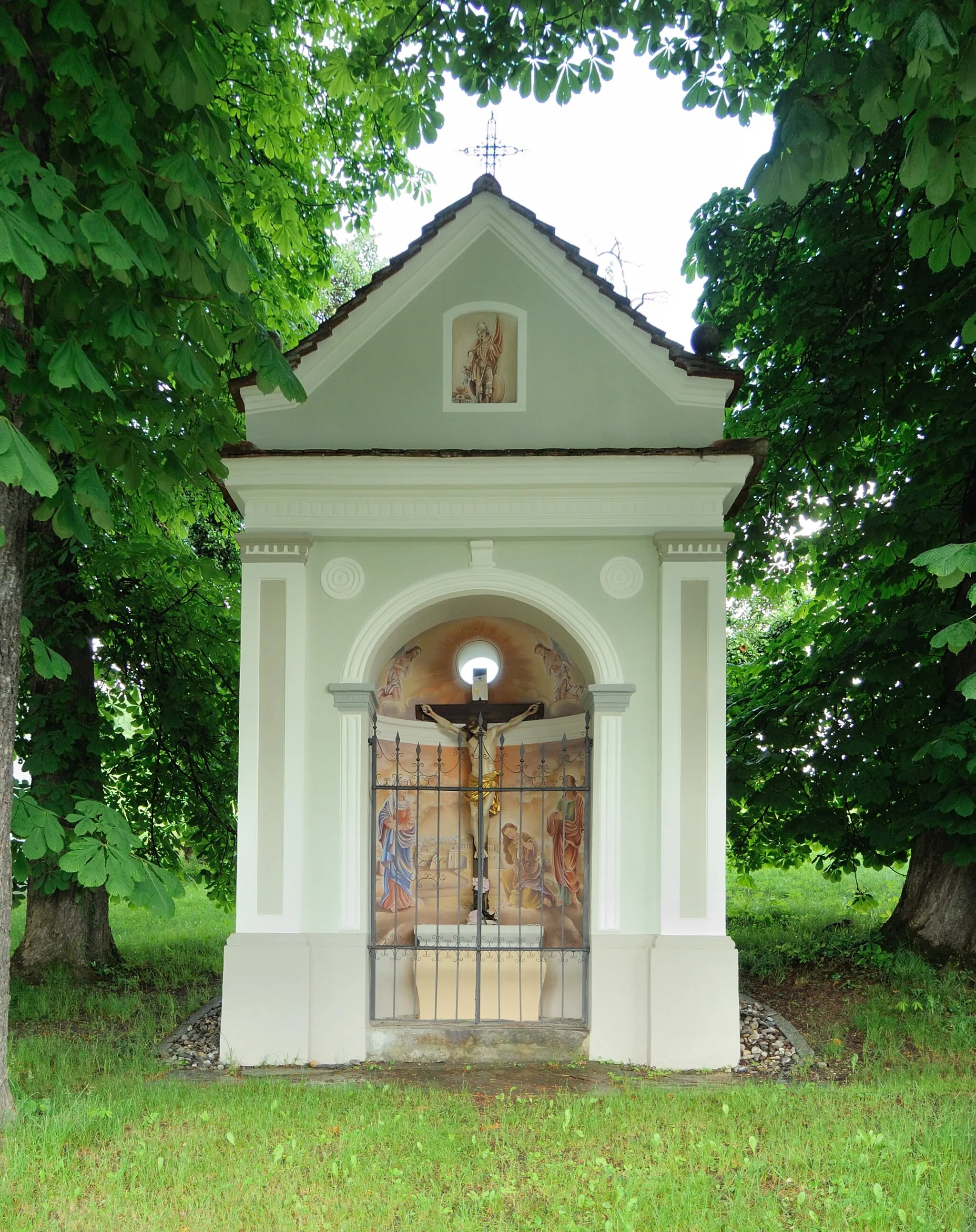 Photo showing: Chapel "Neuhold-Kreuz" in Siegersdorf bei Herberstein, Styria, Austria