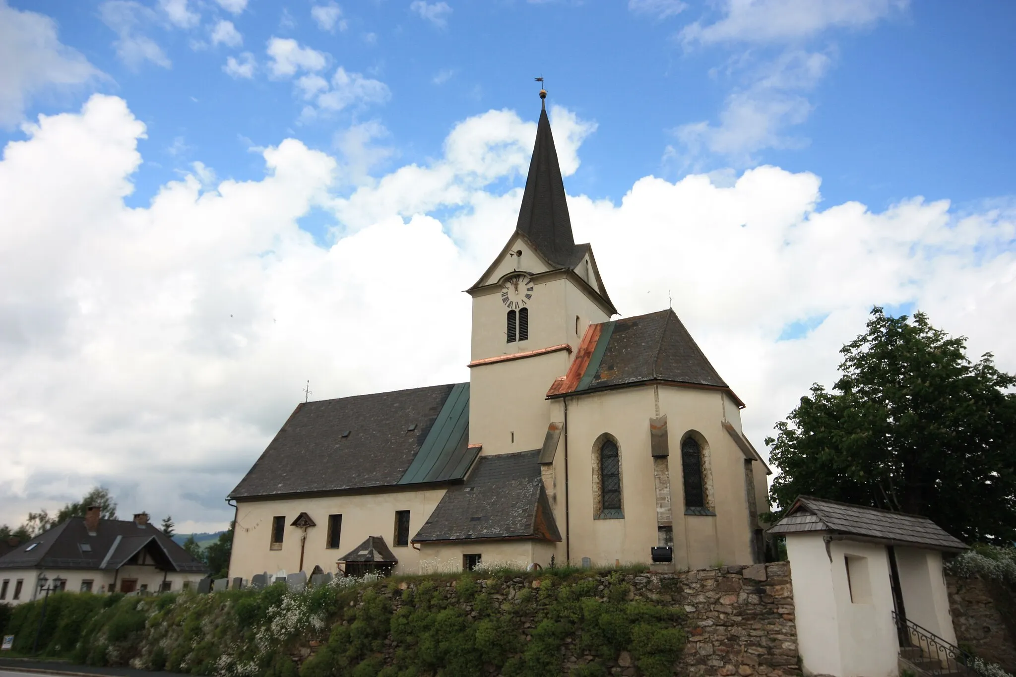 Photo showing: Parish-church Saint Nikolaus in Preitenegg, Carinthia
