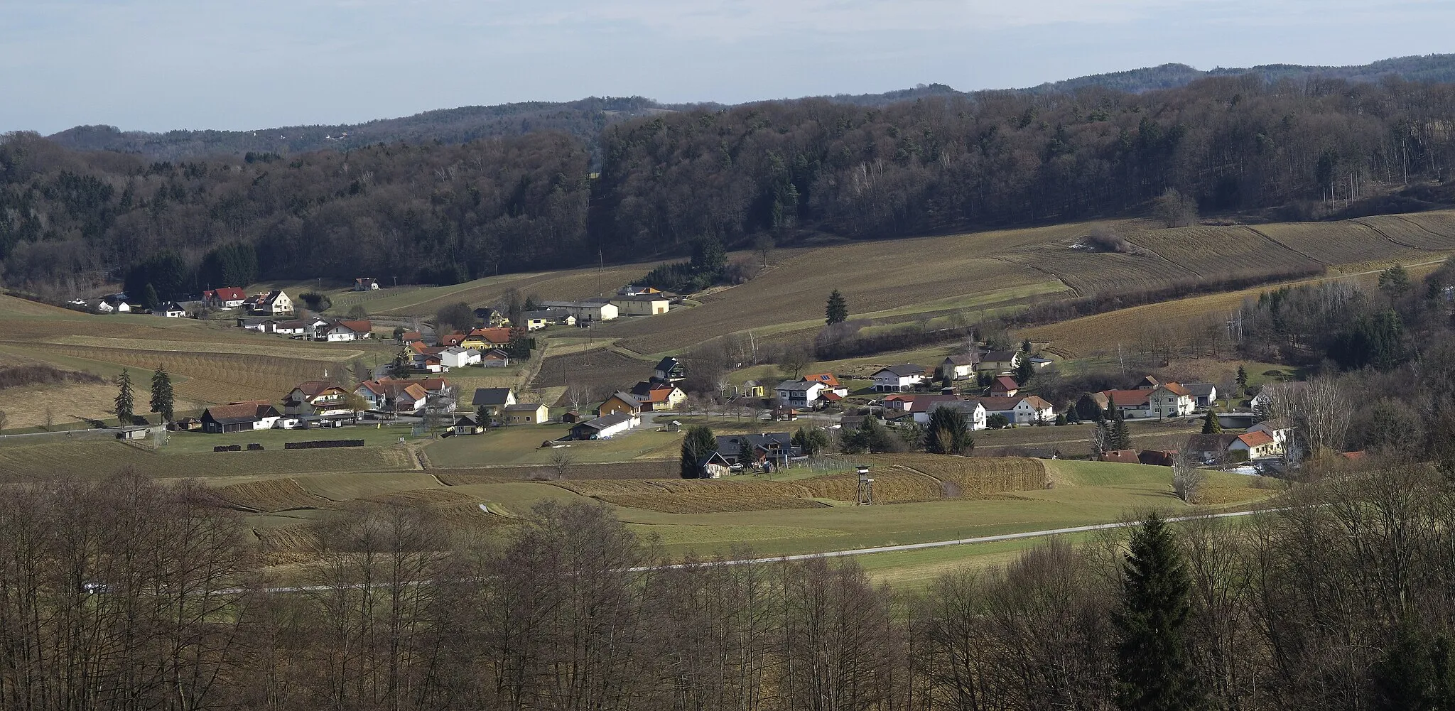 Photo showing: Der Ort Kalch von Westen