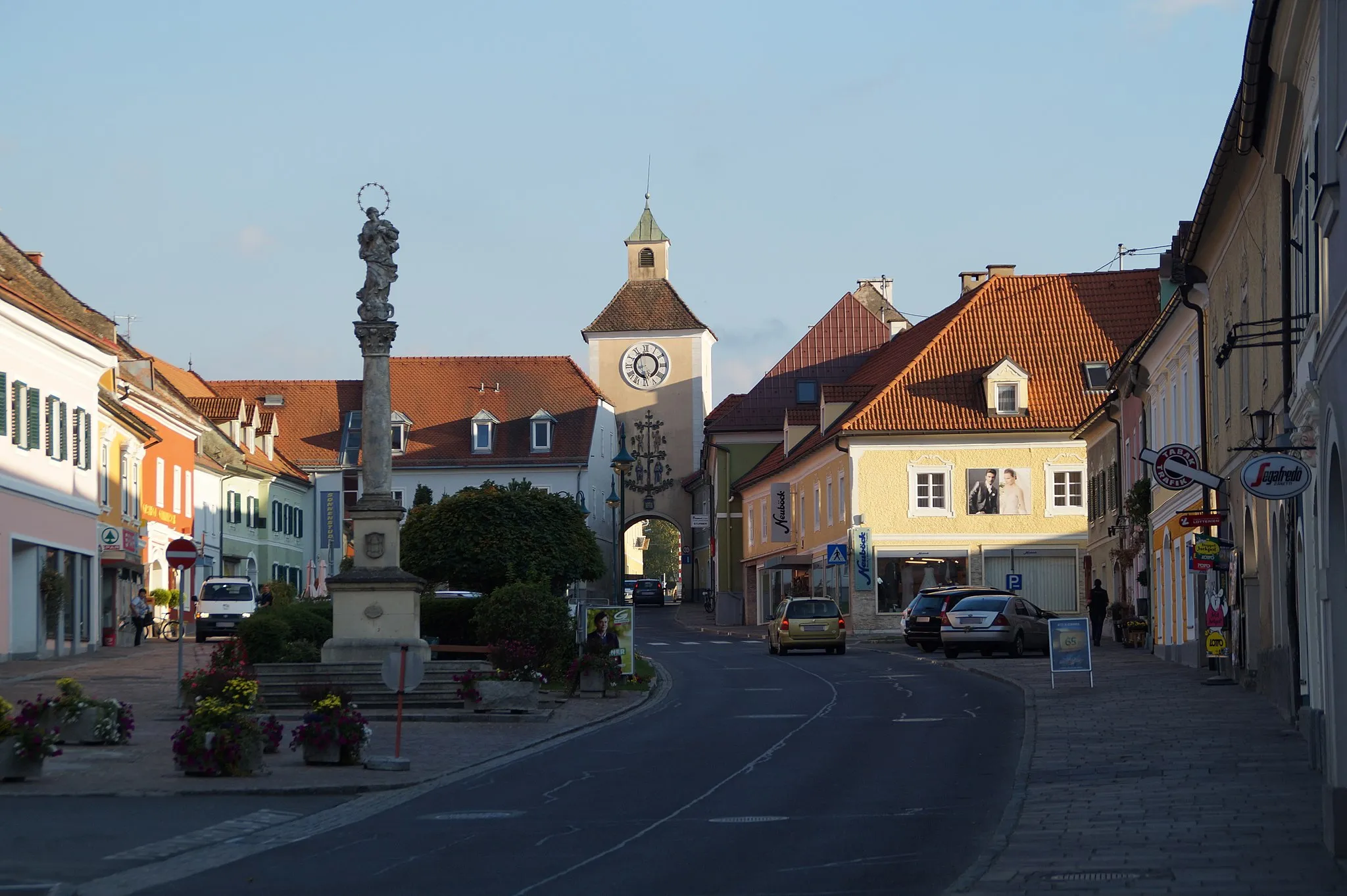 Photo showing: Torturm am südlichen Ende des Hauptplatzes, Obdach, Bezirk Murtal