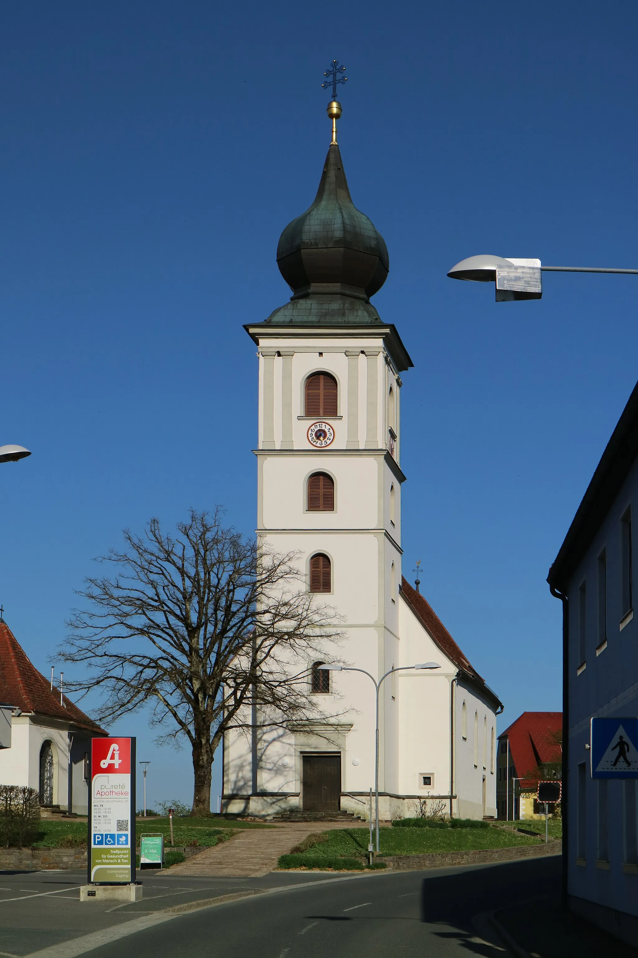 Photo showing: Pfarrkirche Sankt Stefan ob Stainz von Westen