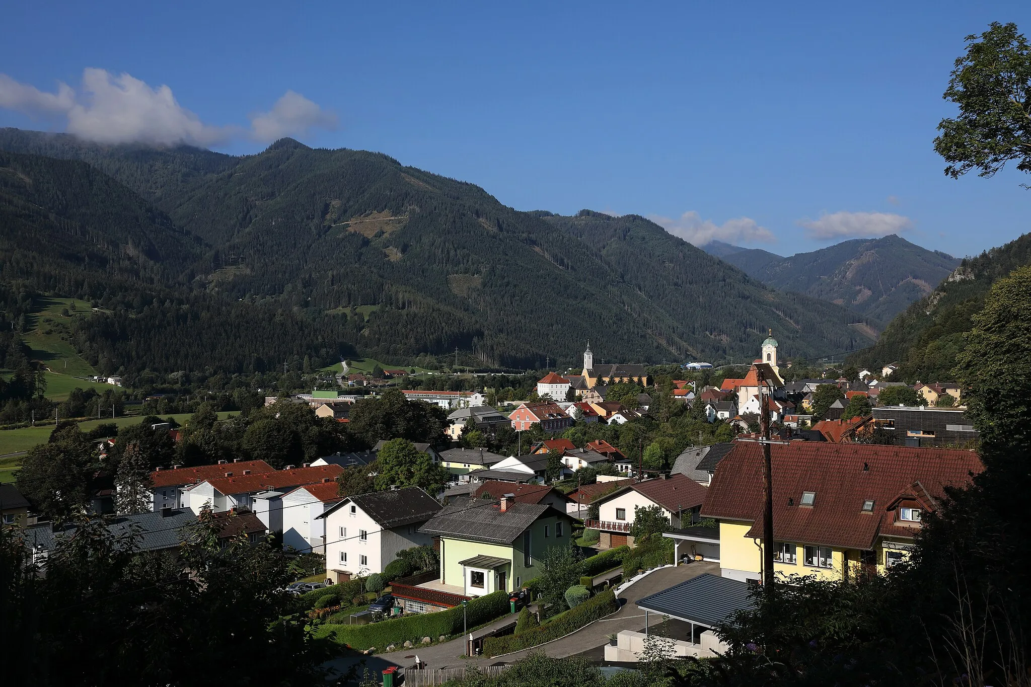 Photo showing: Die Ortschaft Mautern in der Steiermark, Österreich