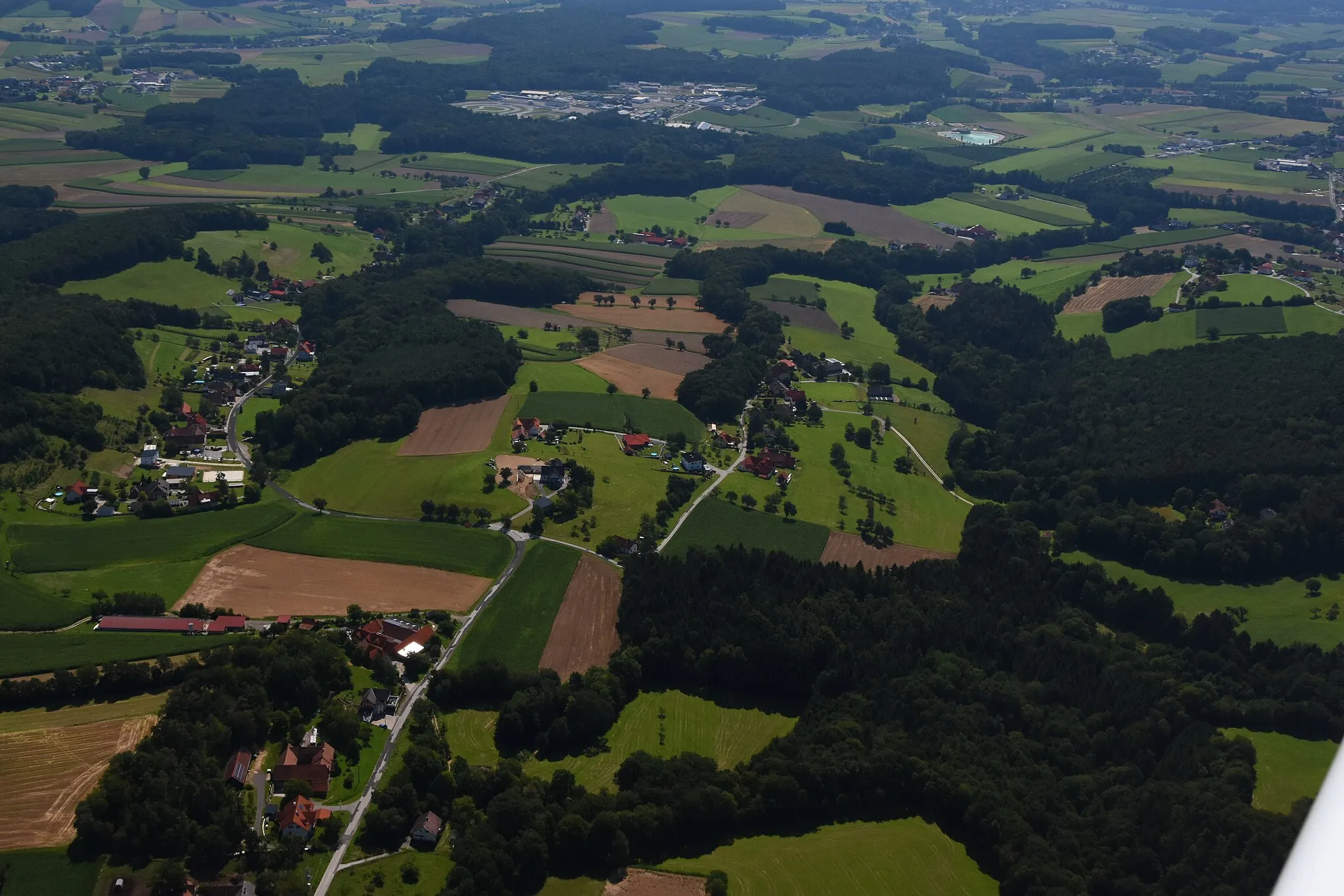 Photo showing: Aerial photograph Greinbach