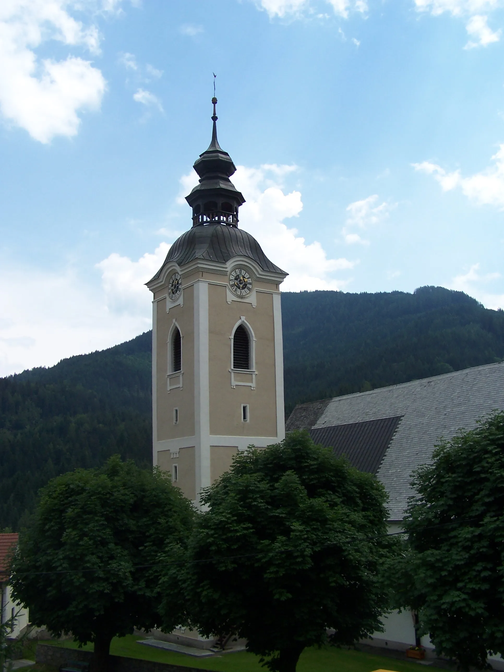 Photo showing: The church of Metnitz, Carinthia, Austria