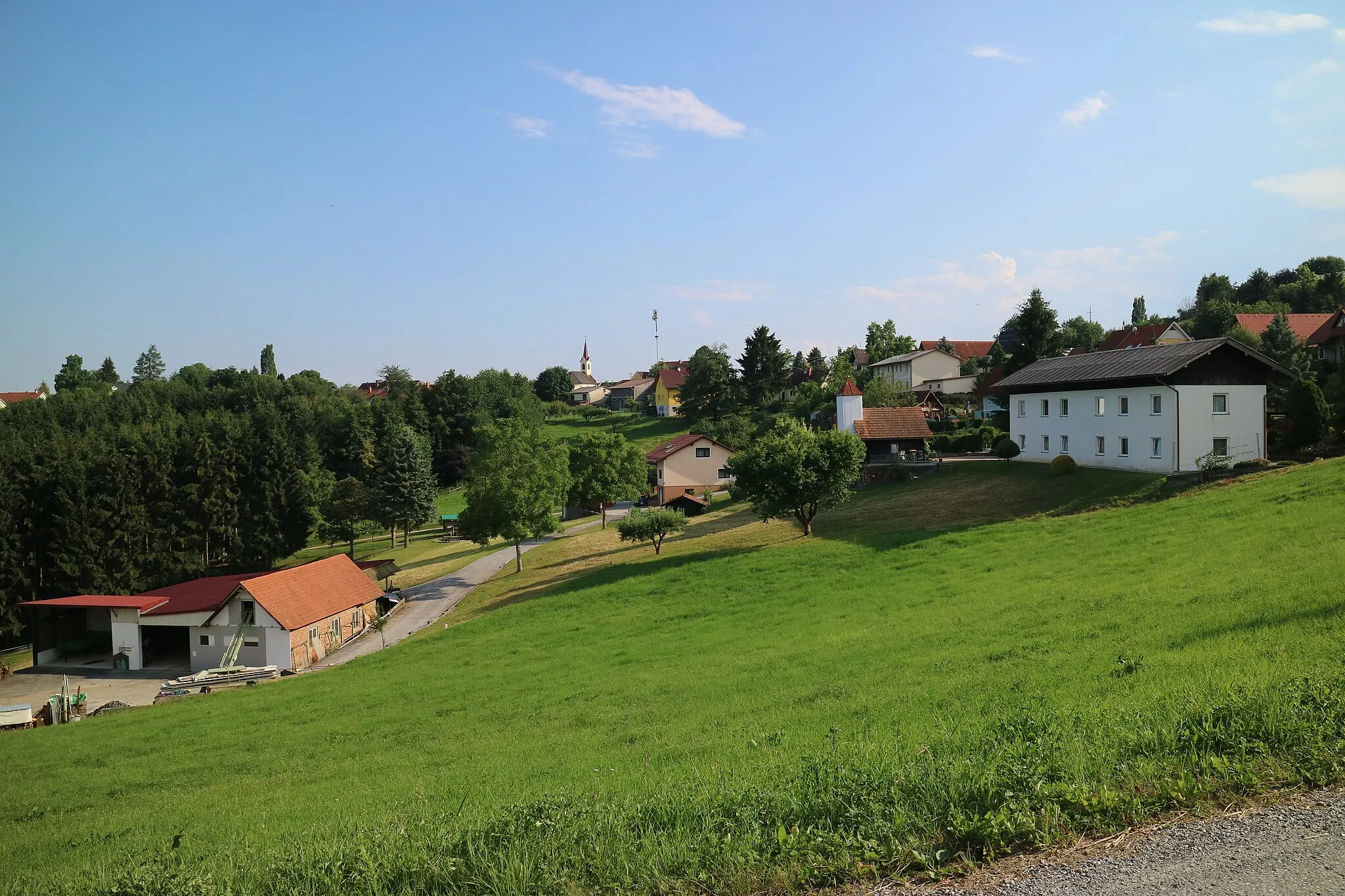 Photo showing: Krumegg (Gemeinde Sankt Marein bei Graz) von Norden
