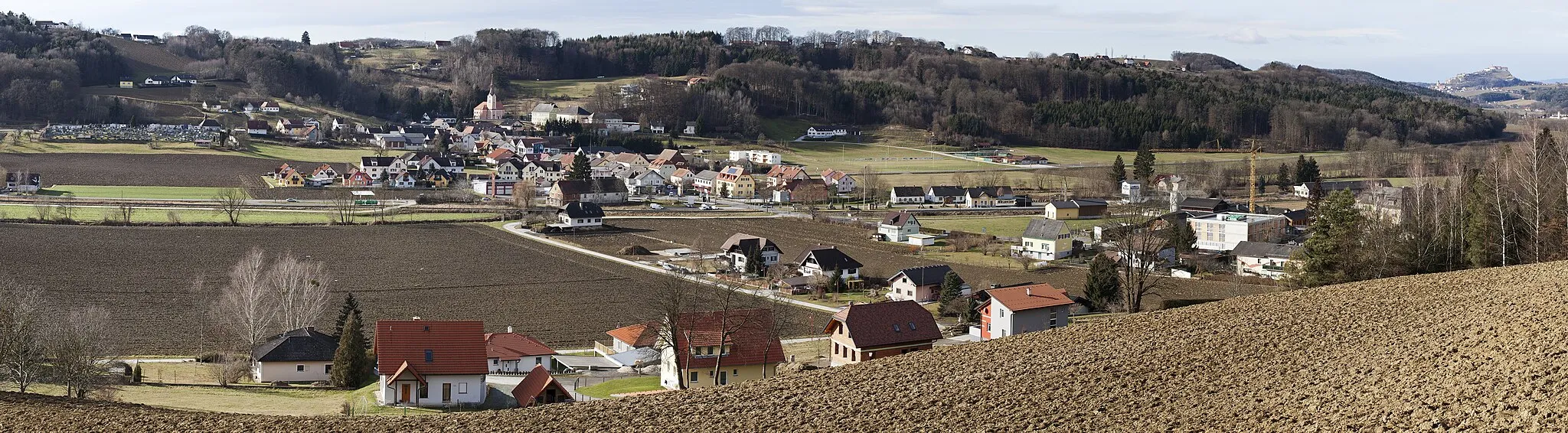 Photo showing: Hatzendorf von Nordosten