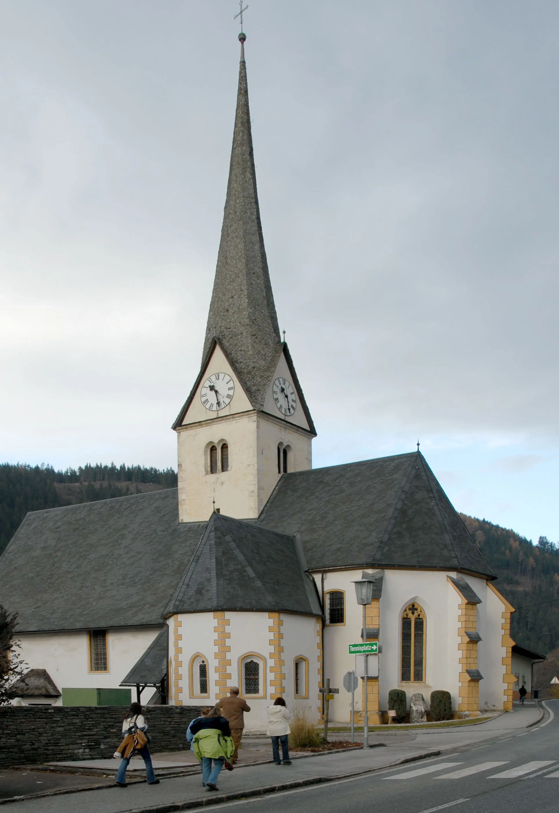 Photo showing: Church of Wieting in the community of Klein Sankt Paul, situated in the district Sankt Veit an der Glan, Carinthia, Austria