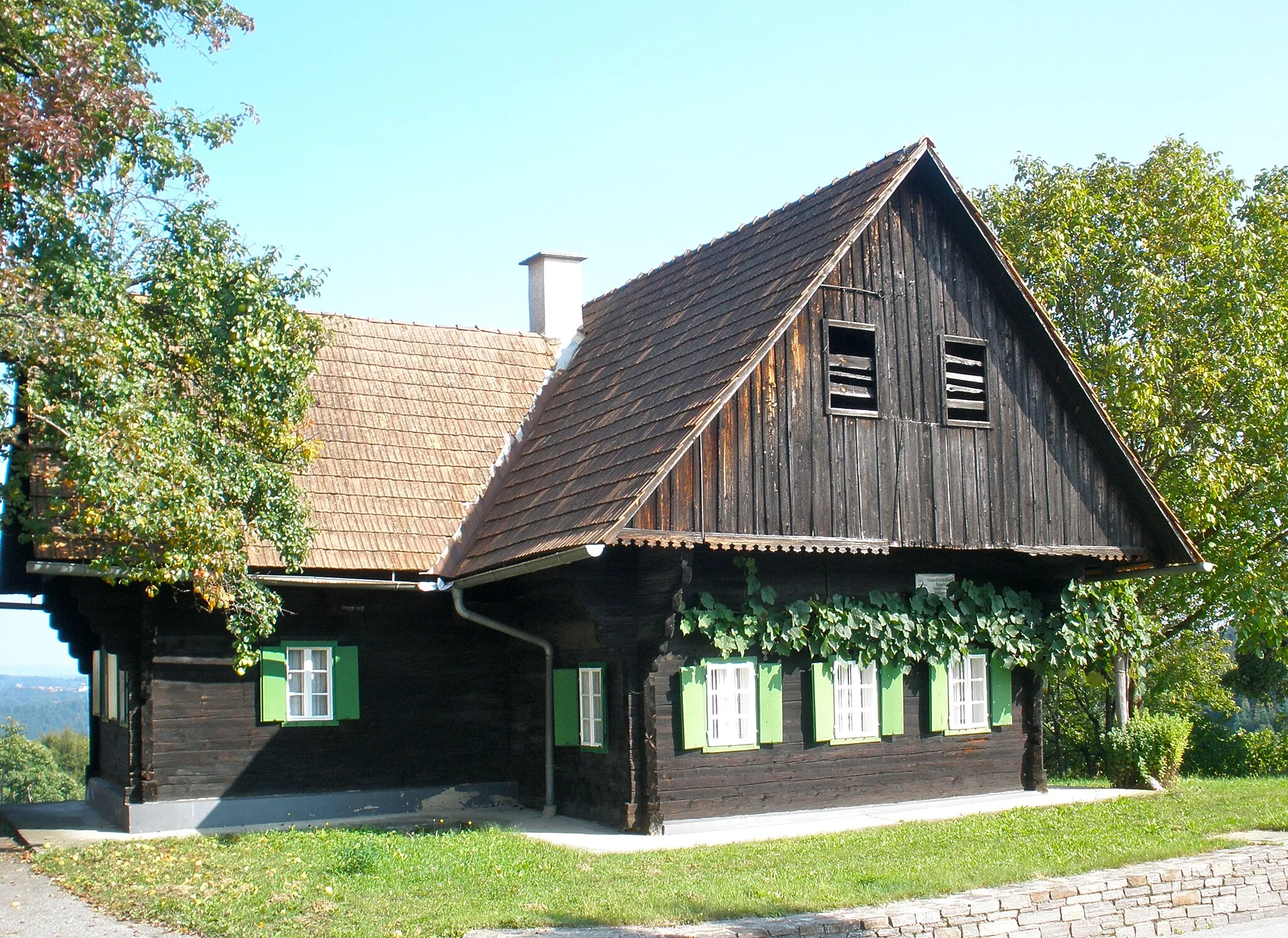 Photo showing: Haus an der Schilcher-Weinstraße in Gundersdorf, Weststeiermark