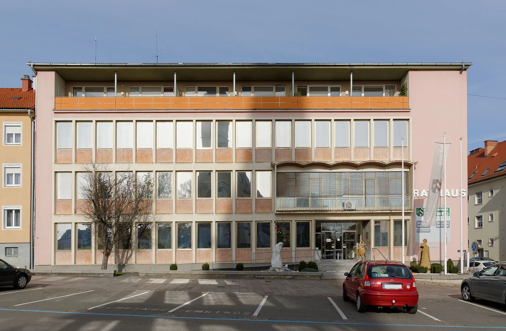 Photo showing: Municipal office in Zeltweg, Styria, Austria