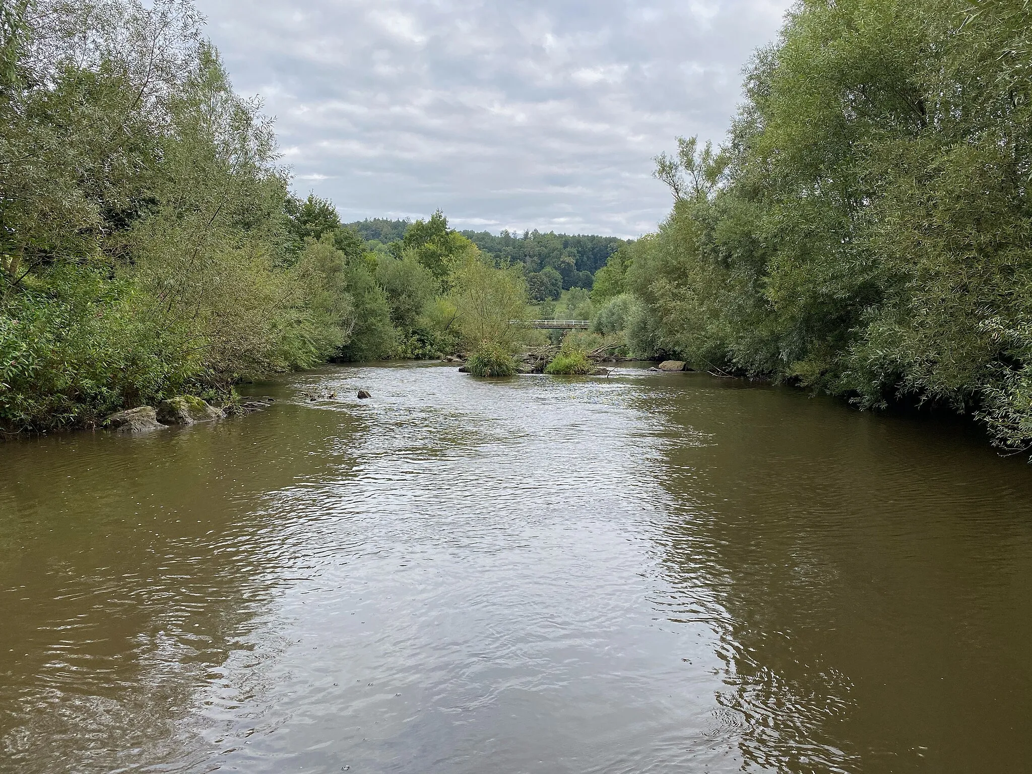 Photo showing: Die Laßnitz südlich von Stangersdorf