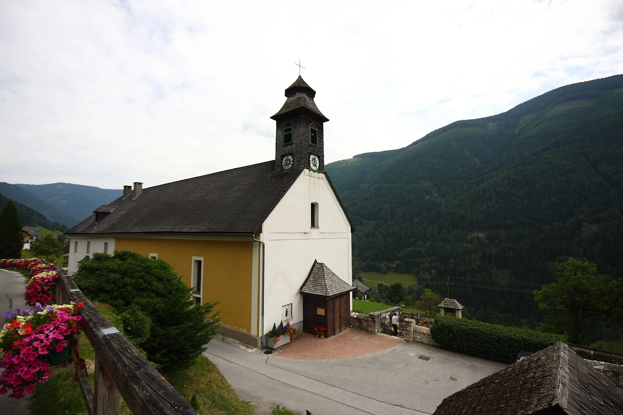 Photo showing: Catholic Church Kreuzauffindung, Kleinsölk,  Styria,  Austria