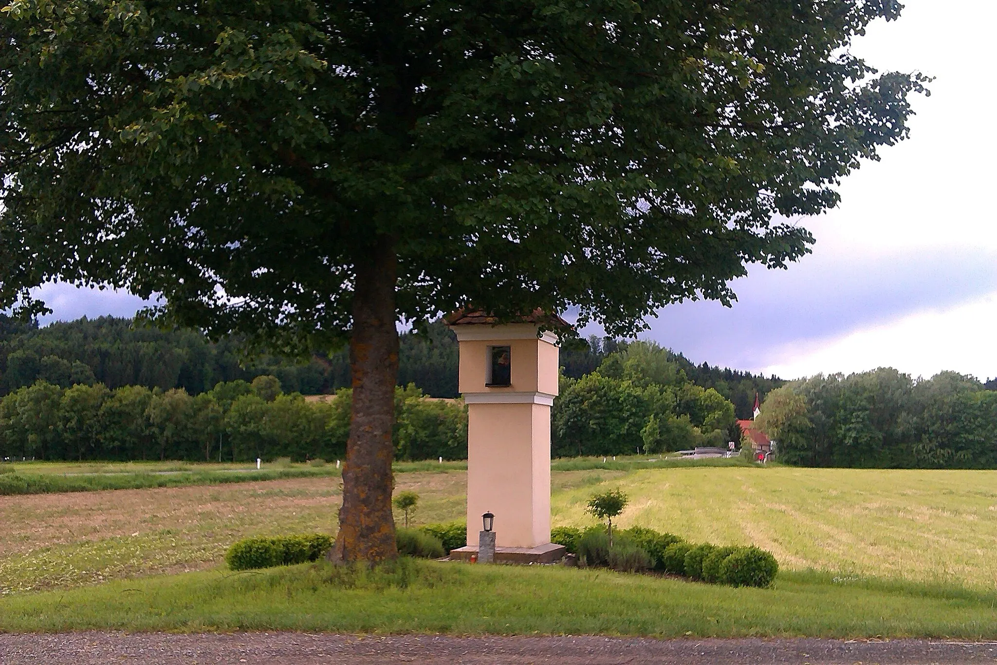 Photo showing: Bildstock Pestkreuz