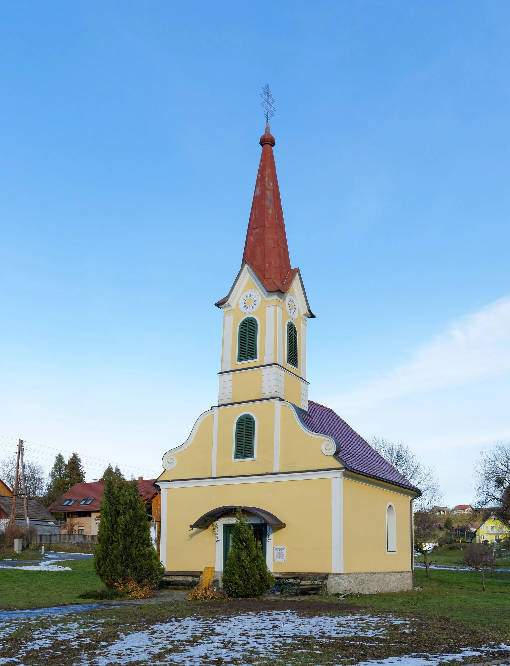 Photo showing: Chapel in Neudorf im Sausal, Municipality Sankt Andrä-Höch, Styria, Austria