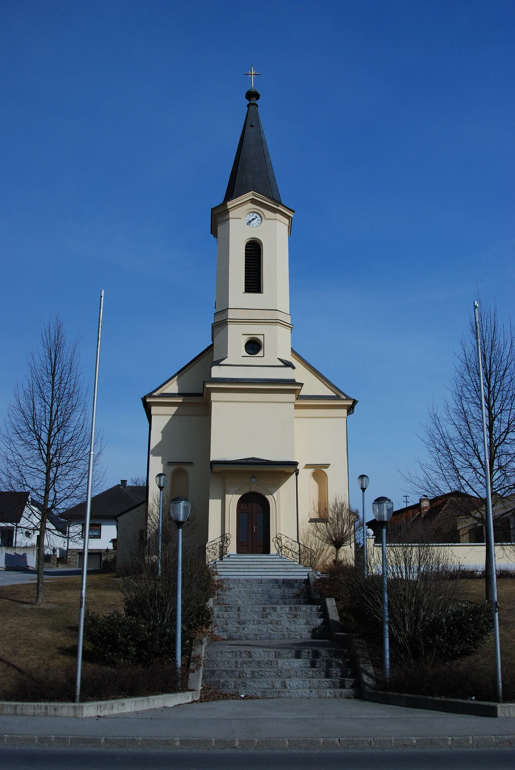 Photo showing: Katholische Pfarrkirche Grafenschachen