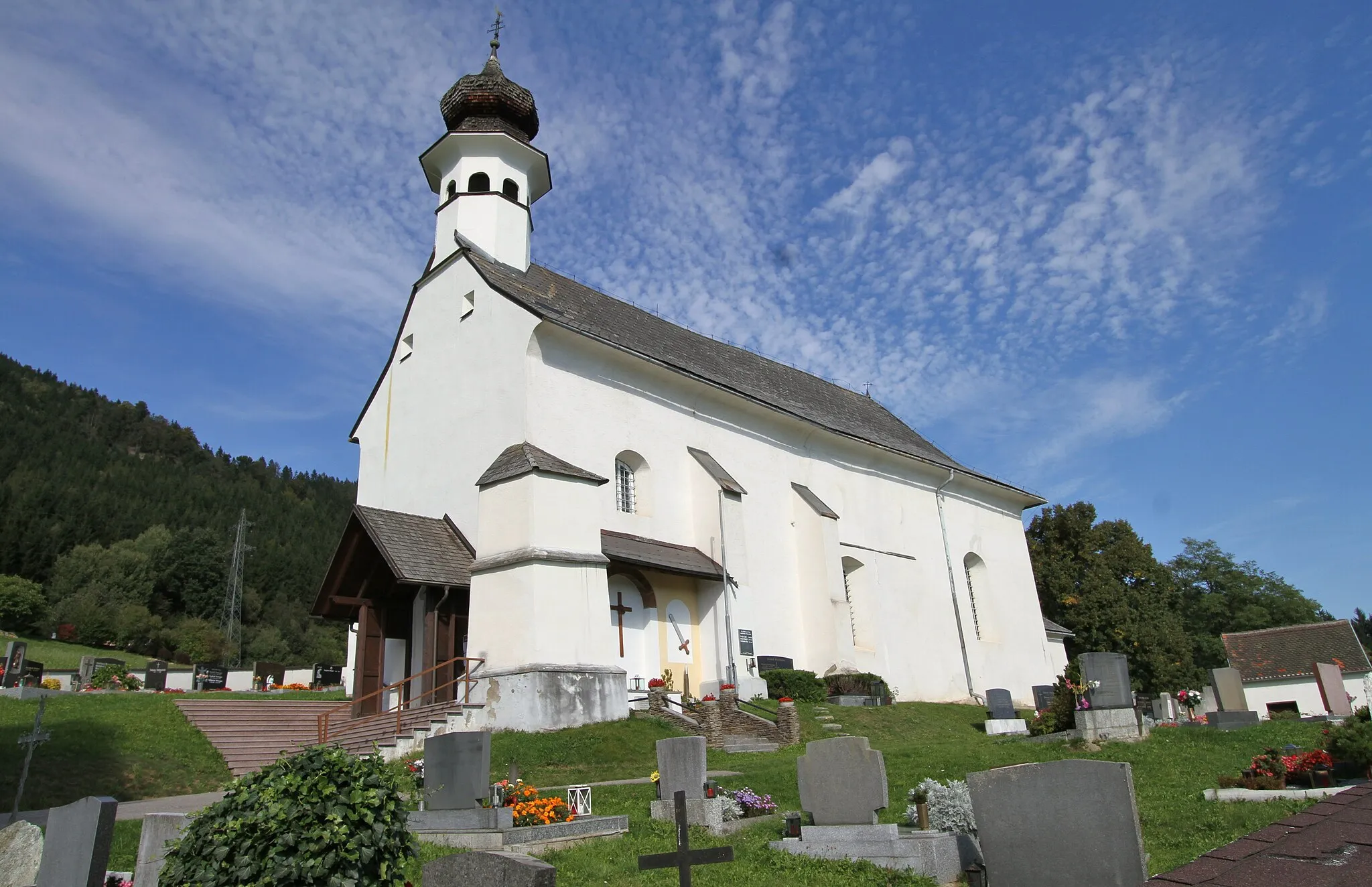 Photo showing: Kath. Pfarrkirche hl. Stephan, Friedhof