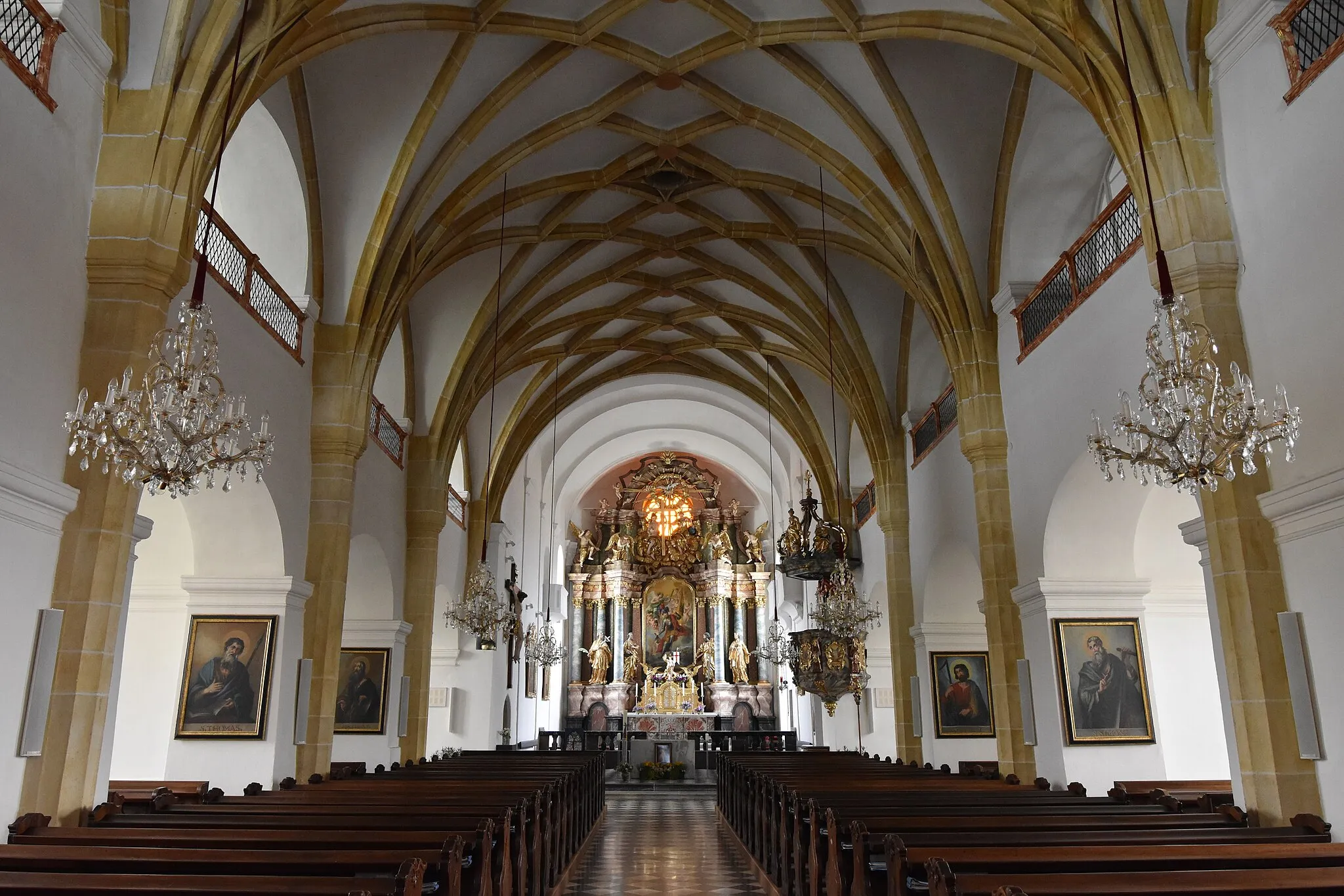 Photo showing: Church Groß Sankt Florian - Interior