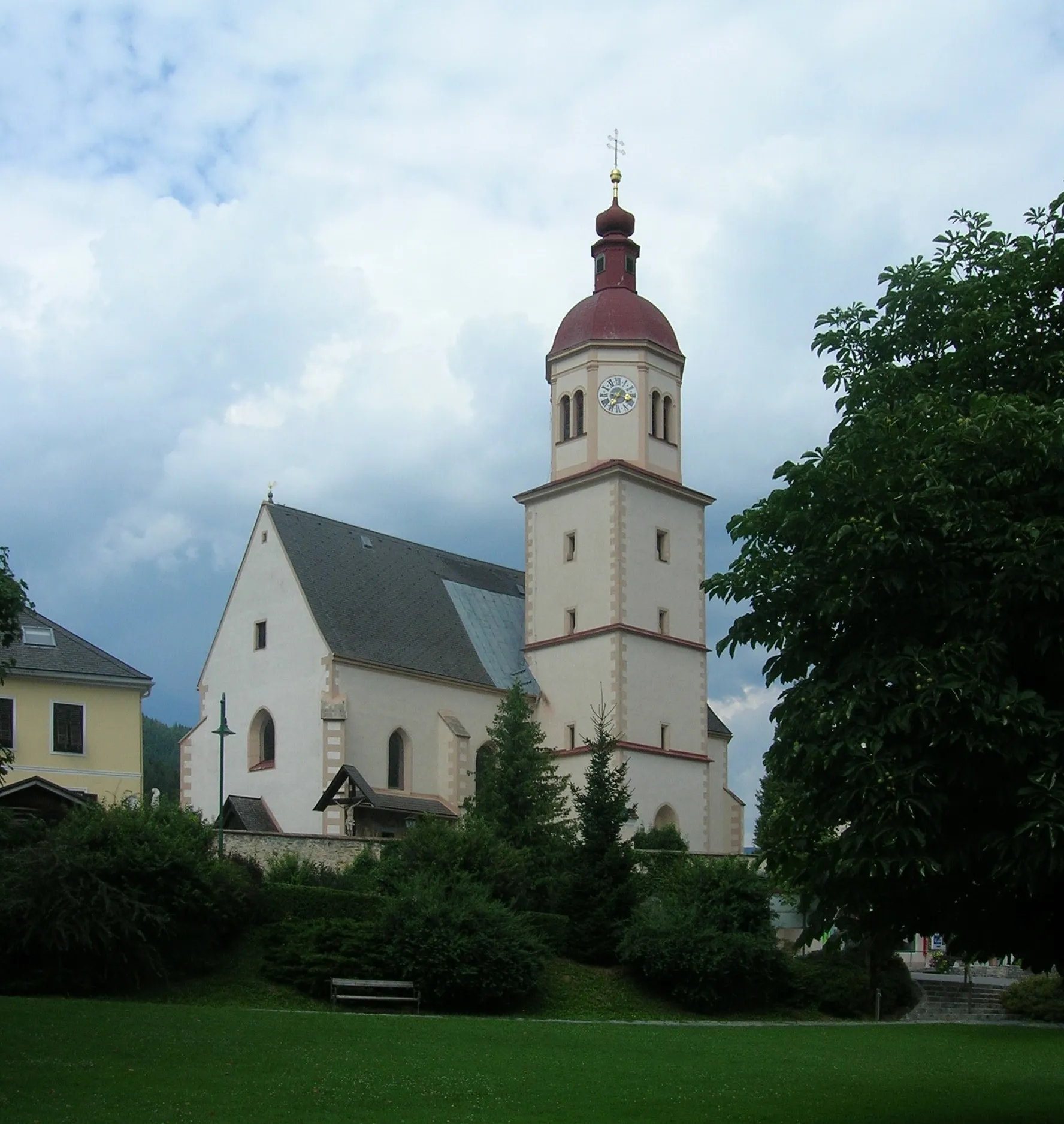 Photo showing: catholic church in Fladnitz/Teichalm, Styria, Austria