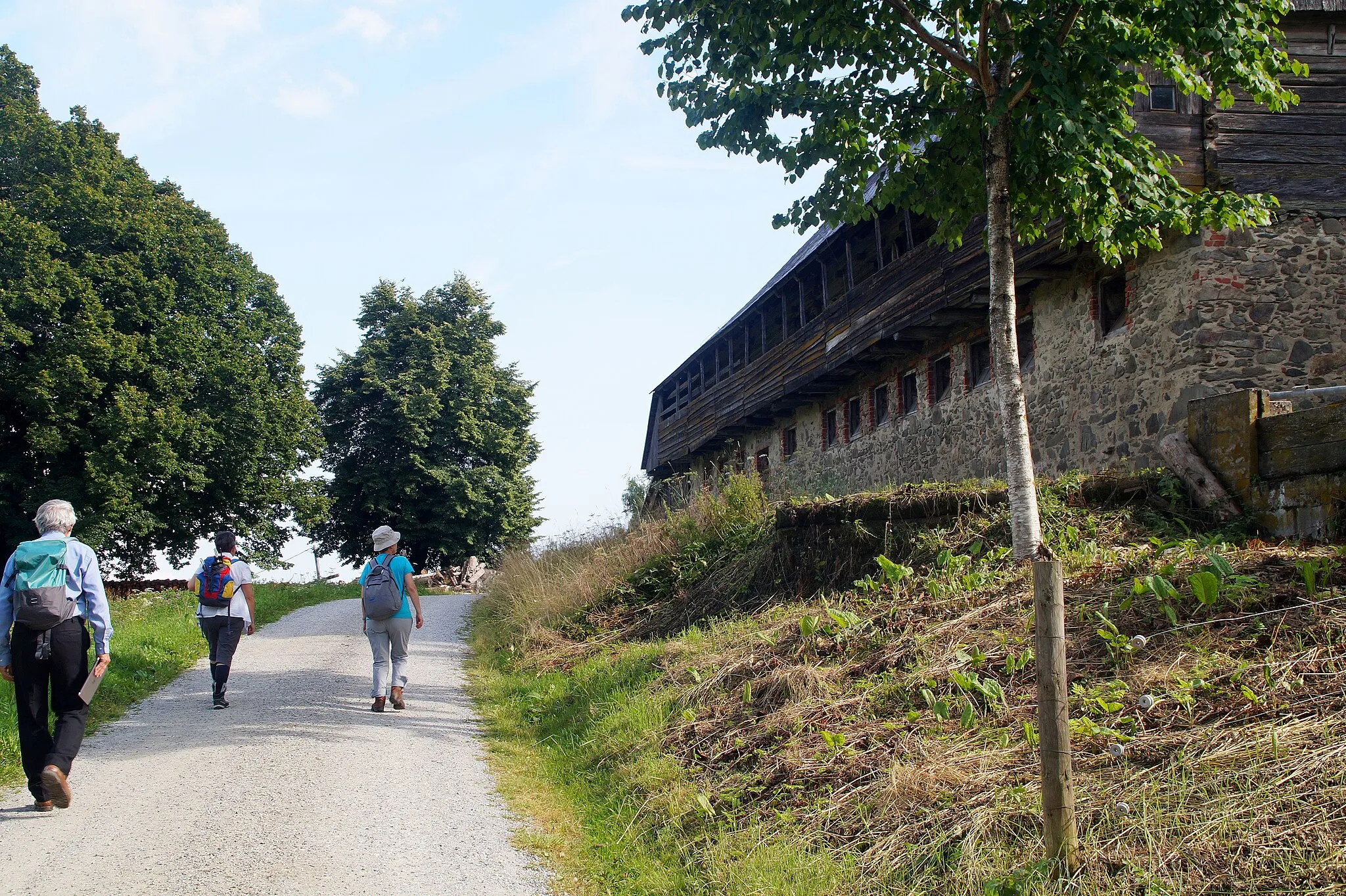 Photo showing: Pogusch, am Bründlweg. Beim Friedmanner, altes Stallgebäude. St. Lorenzen im Mürztal, Steiermark, Österreich