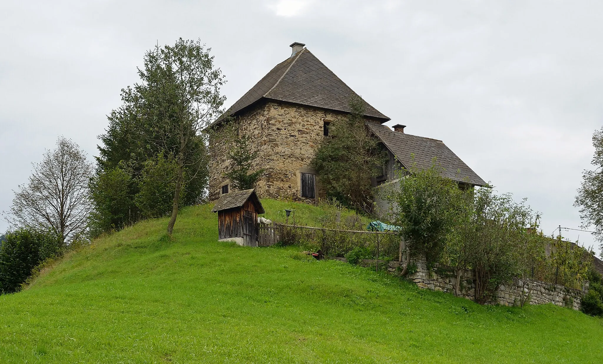 Photo showing: Hechtl-Turm, Haufenreith, municipality Hohenau an der Raab till 2015, Passail since, Styria.